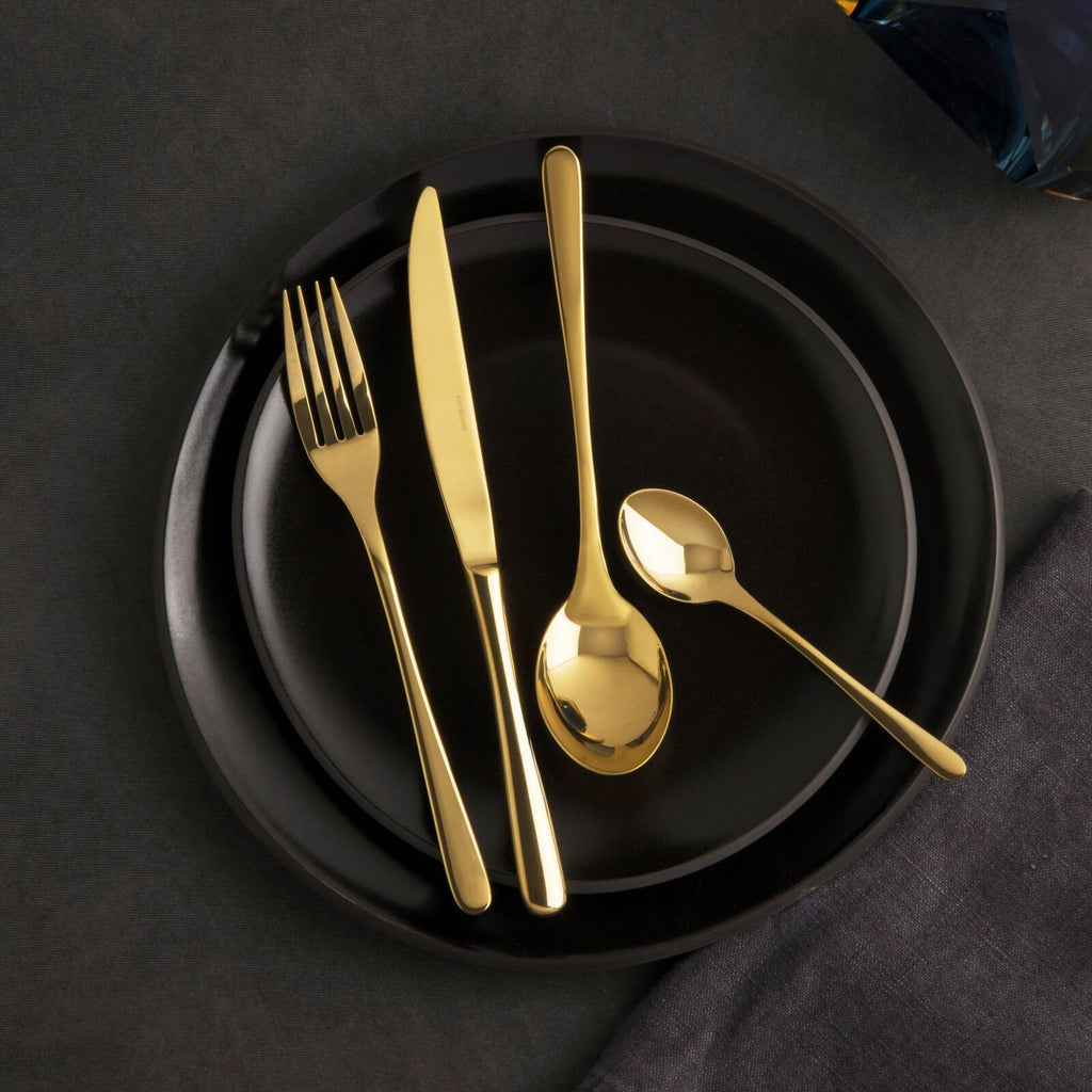 Cutlery set, 24 pieces Pvd Gold