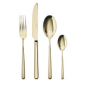 Cutlery set, 24 pieces Pvd Champagne