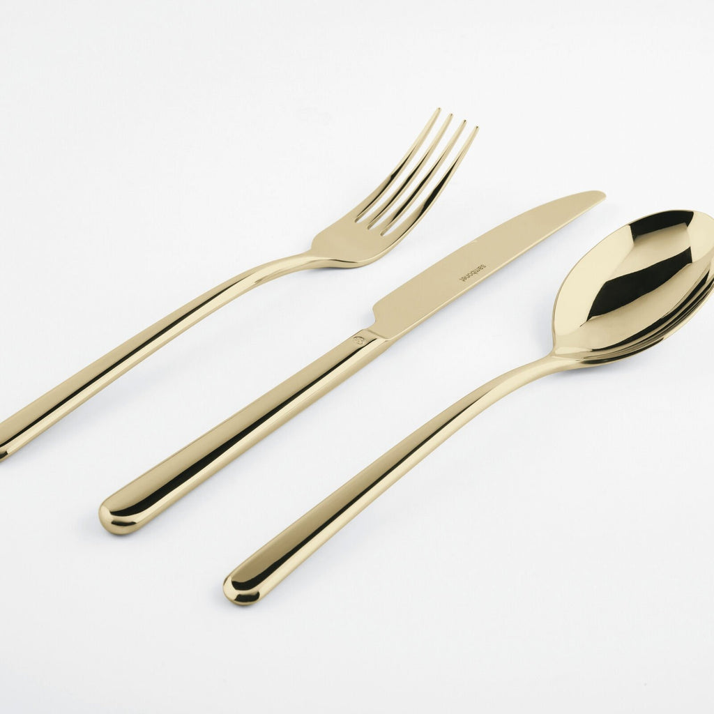Cutlery set, 24 pieces Pvd Champagne