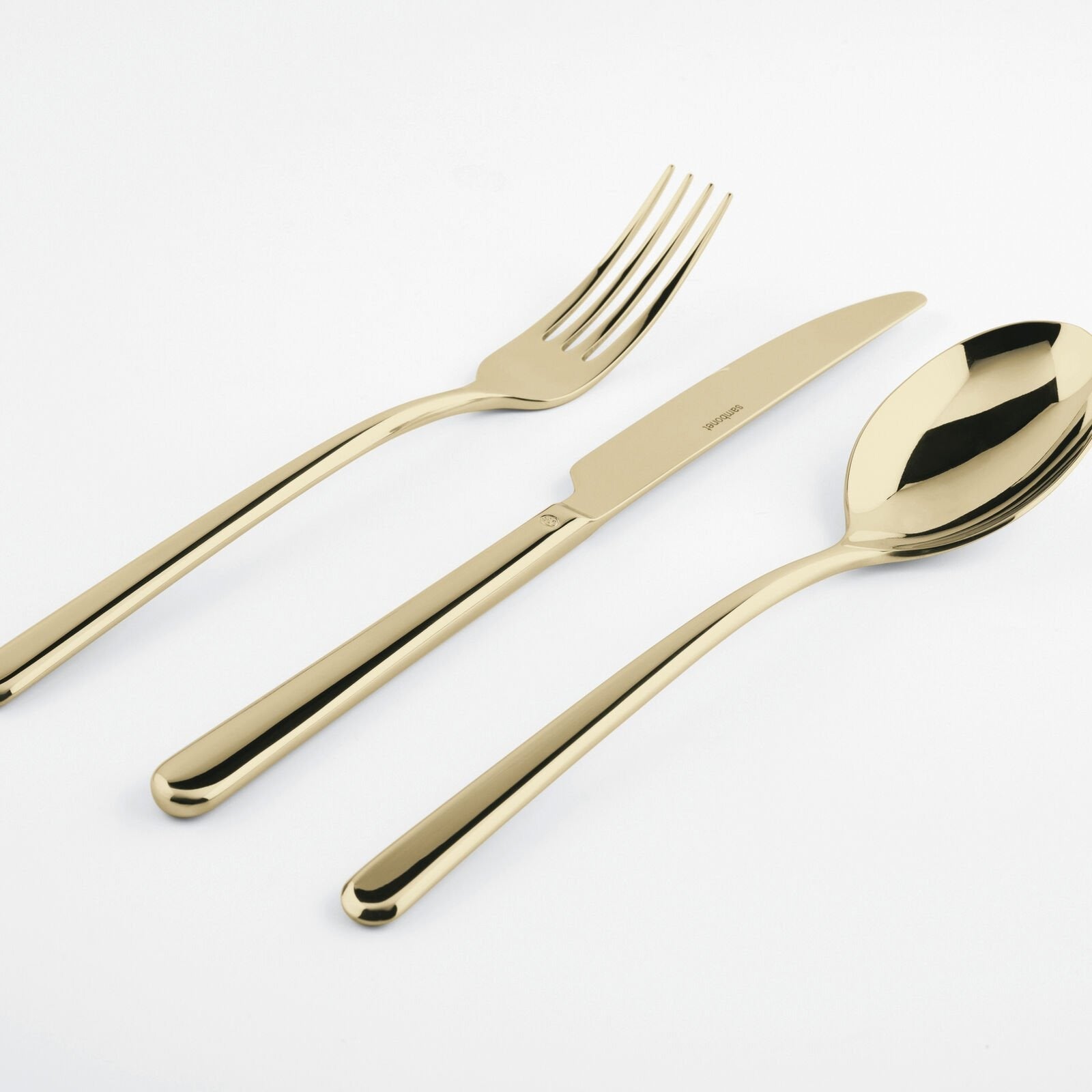 Cutlery set, 24 pieces Pvd Champagne