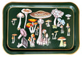 FLAT RECTANGULAR IRON TRAY-MUSHROOMS