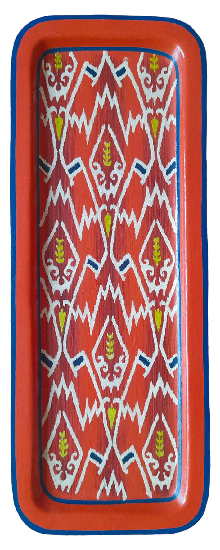 IKAT HAND-PAINTED IRON TRAY