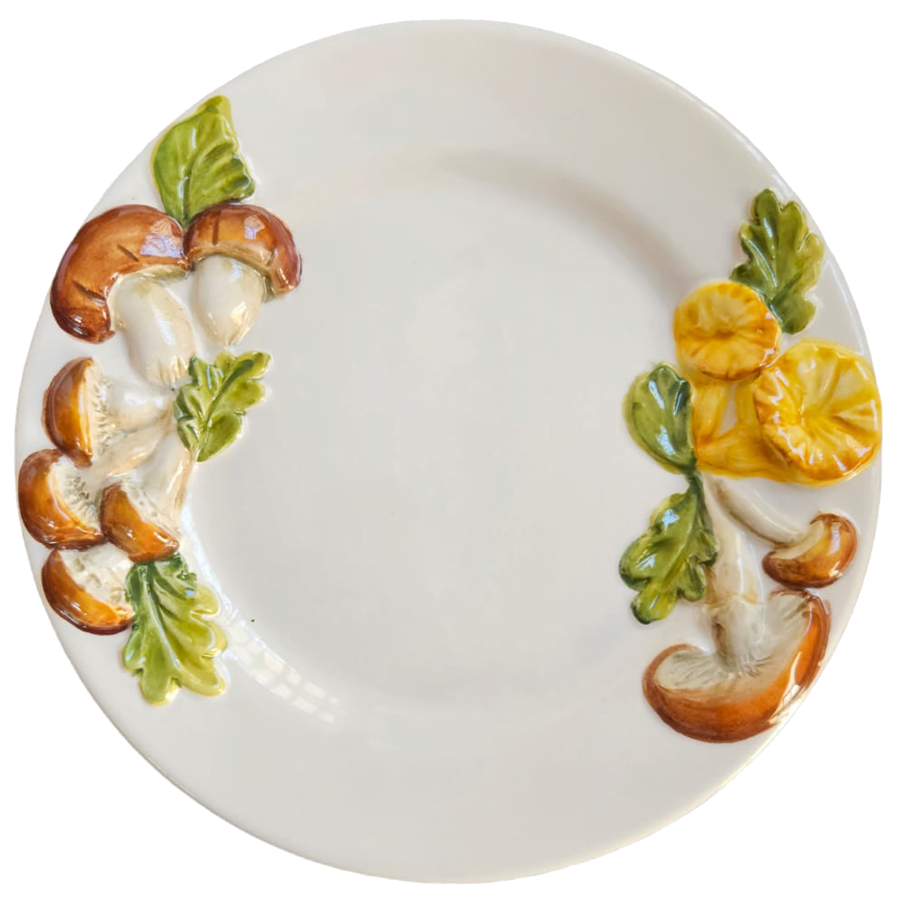THE MUSHROOMS CERAMIC DINNER PLATE