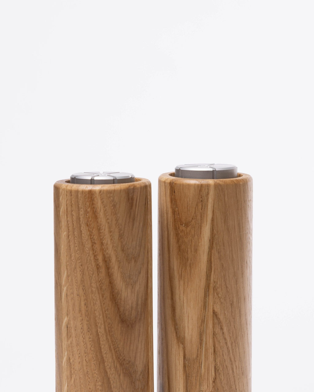UPSIDE DOWN, salt grinder in oak