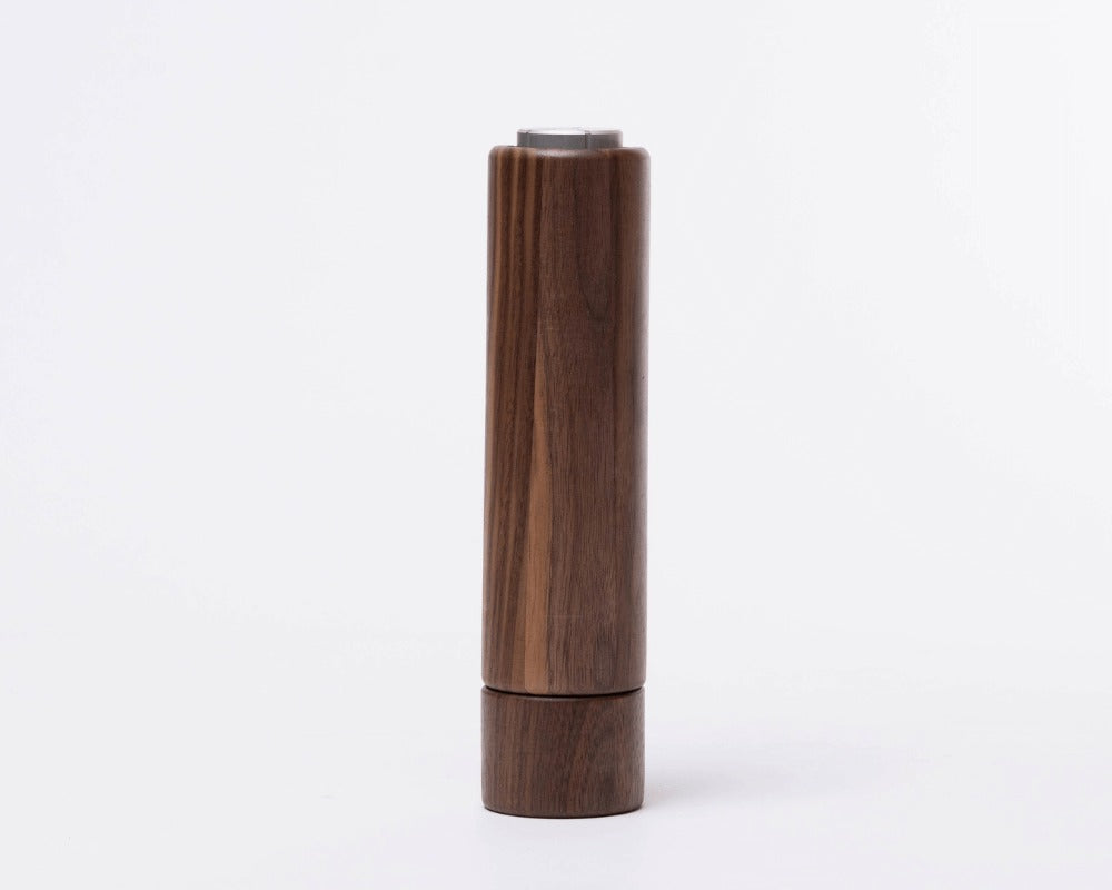 UPSIDE DOWN, salt grinder in walnut