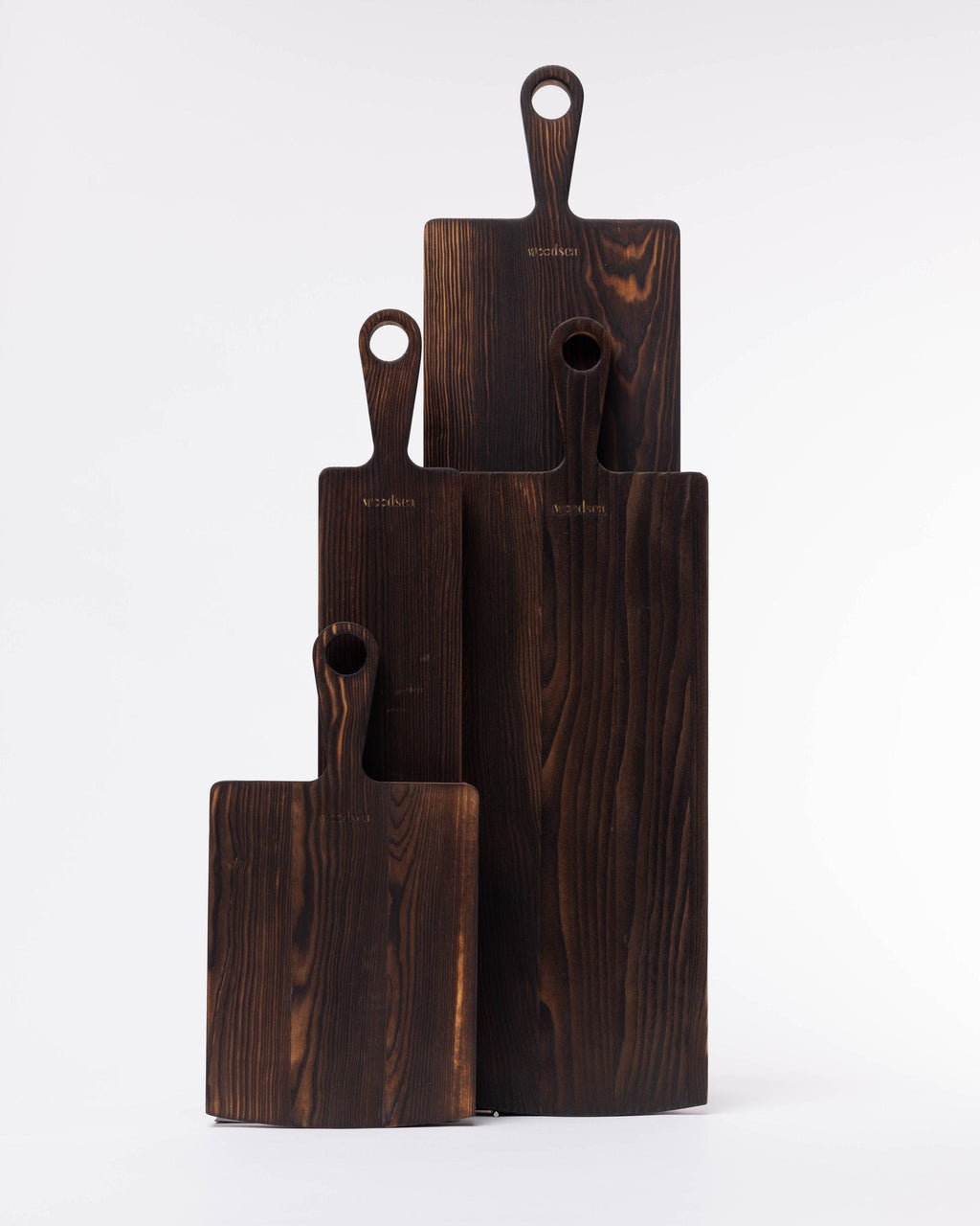 Pine cutting board L, burned