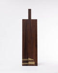 Cheese board with knifes in walnut, L