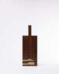 Cheese board with knifes in walnut, M