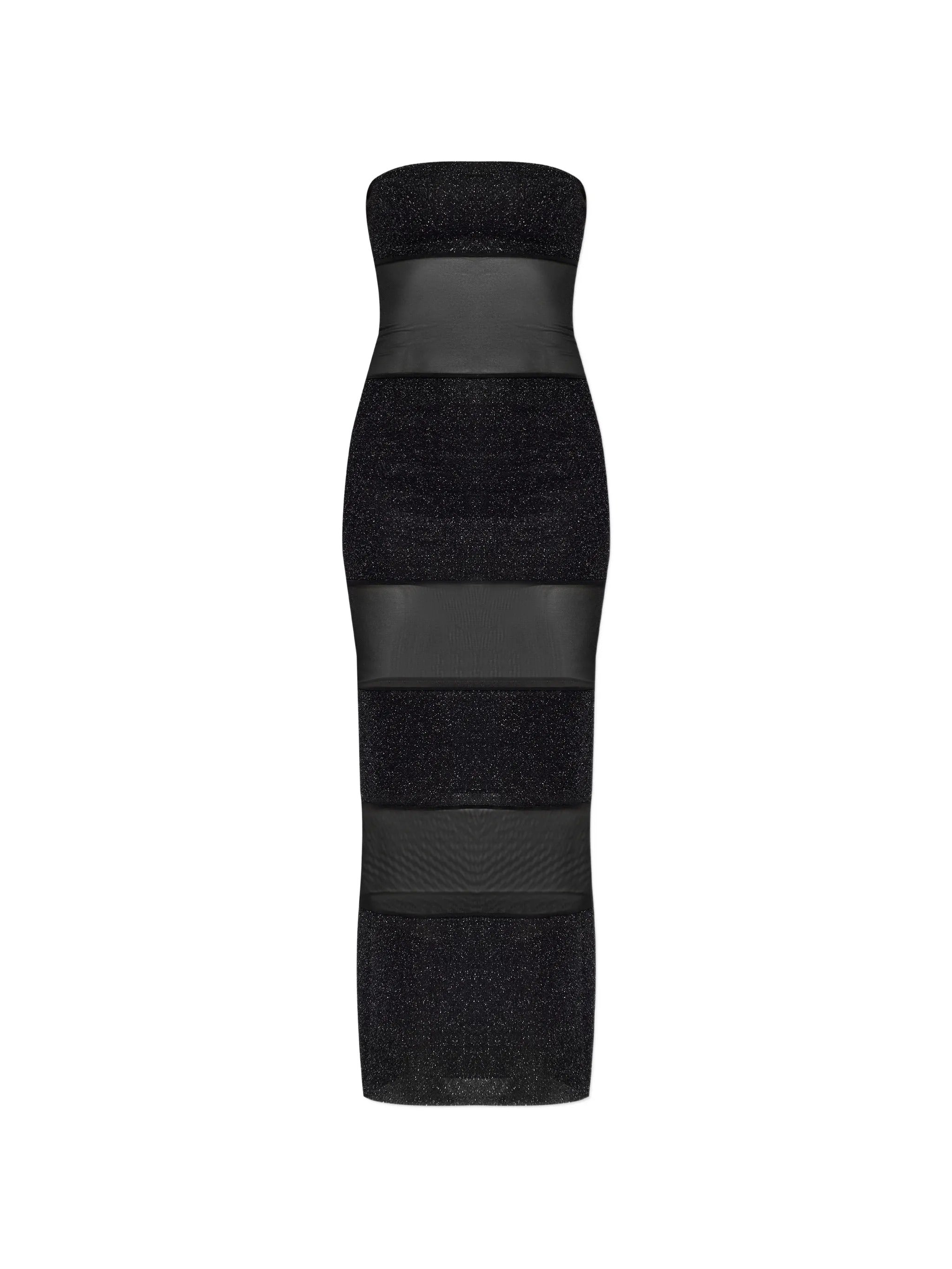 LUMIERE STRIPES LONG DRESS