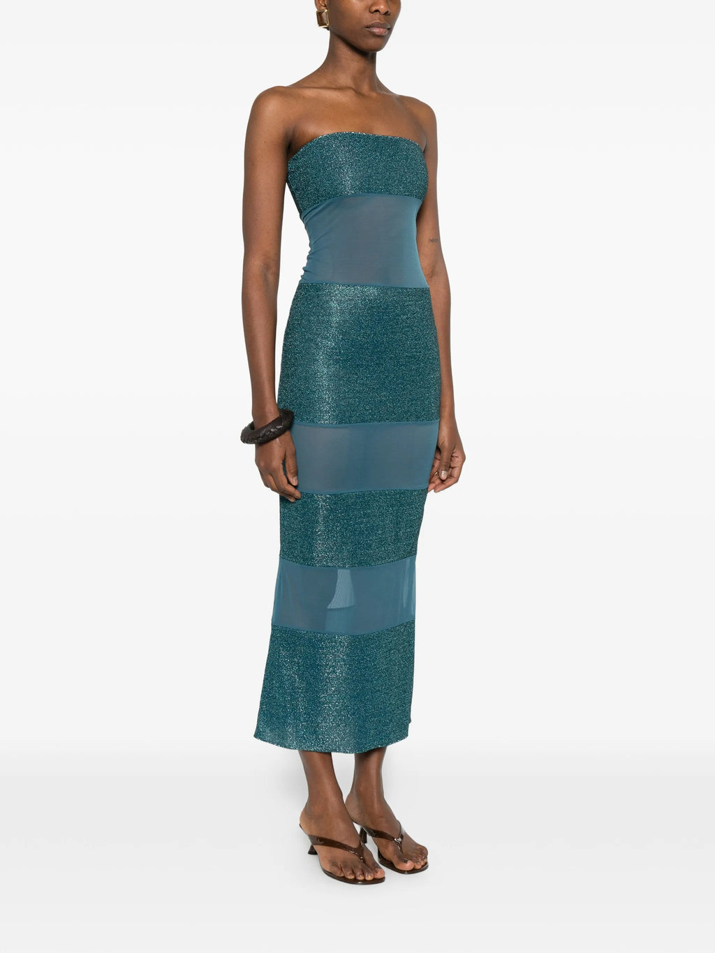 LUMIERE STRIPES LONG DRESS