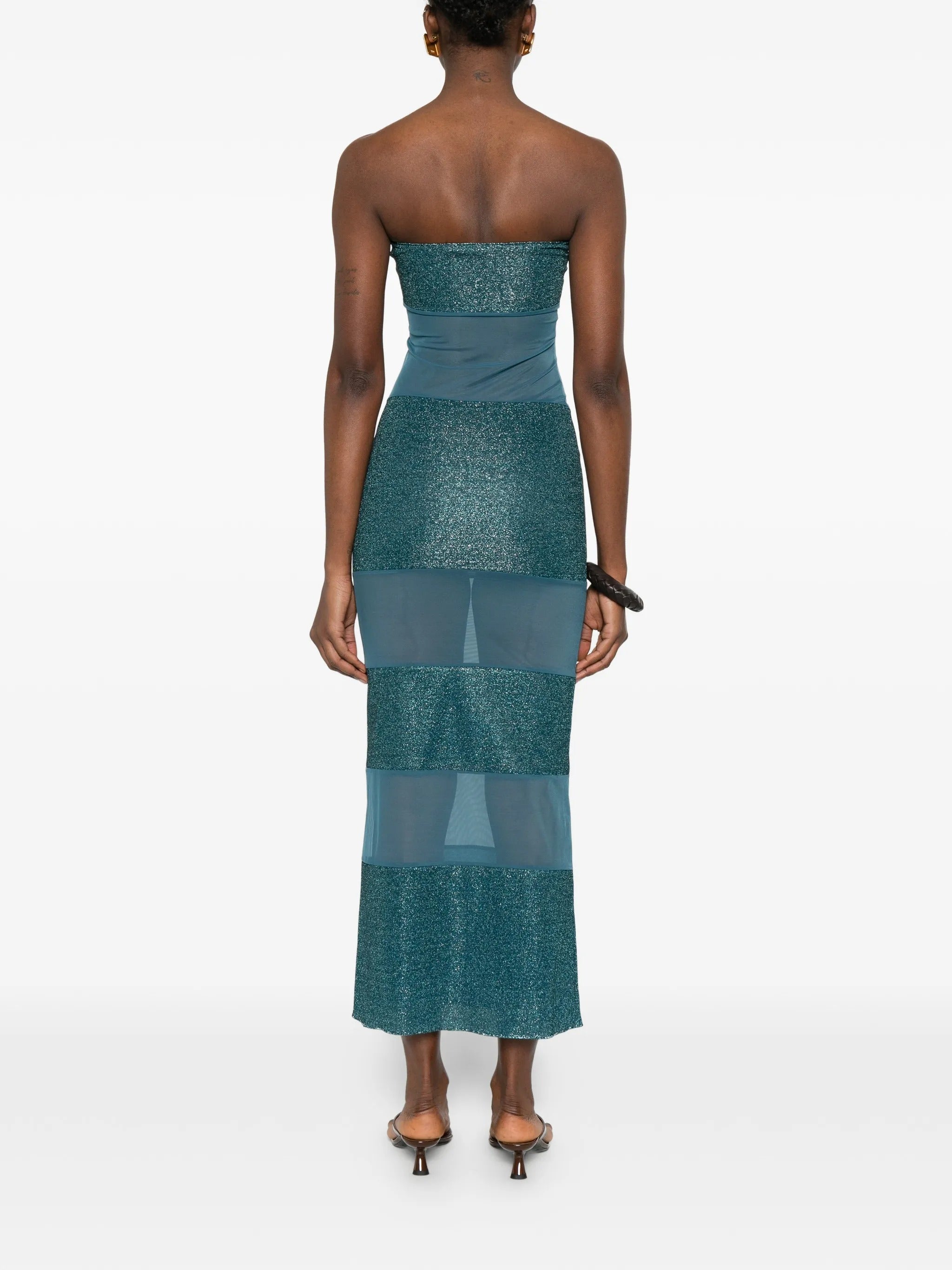 LUMIERE STRIPES LONG DRESS