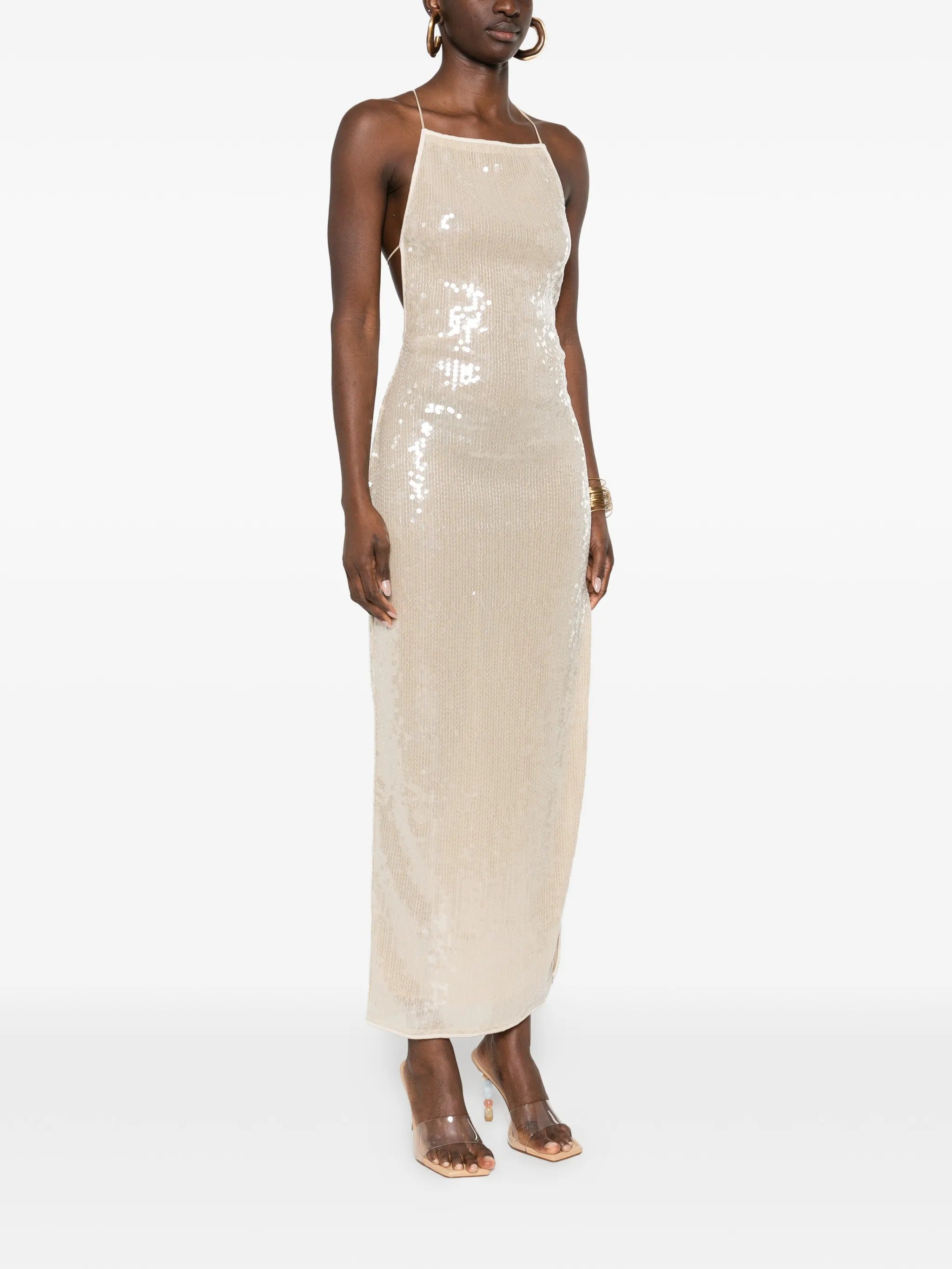 MARYLIN LONG DRESS LACES
