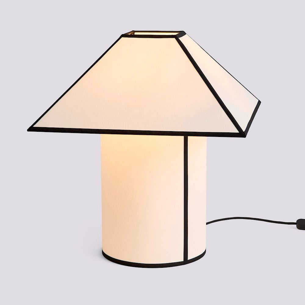Ava Pyramid Table Lamp-450-White