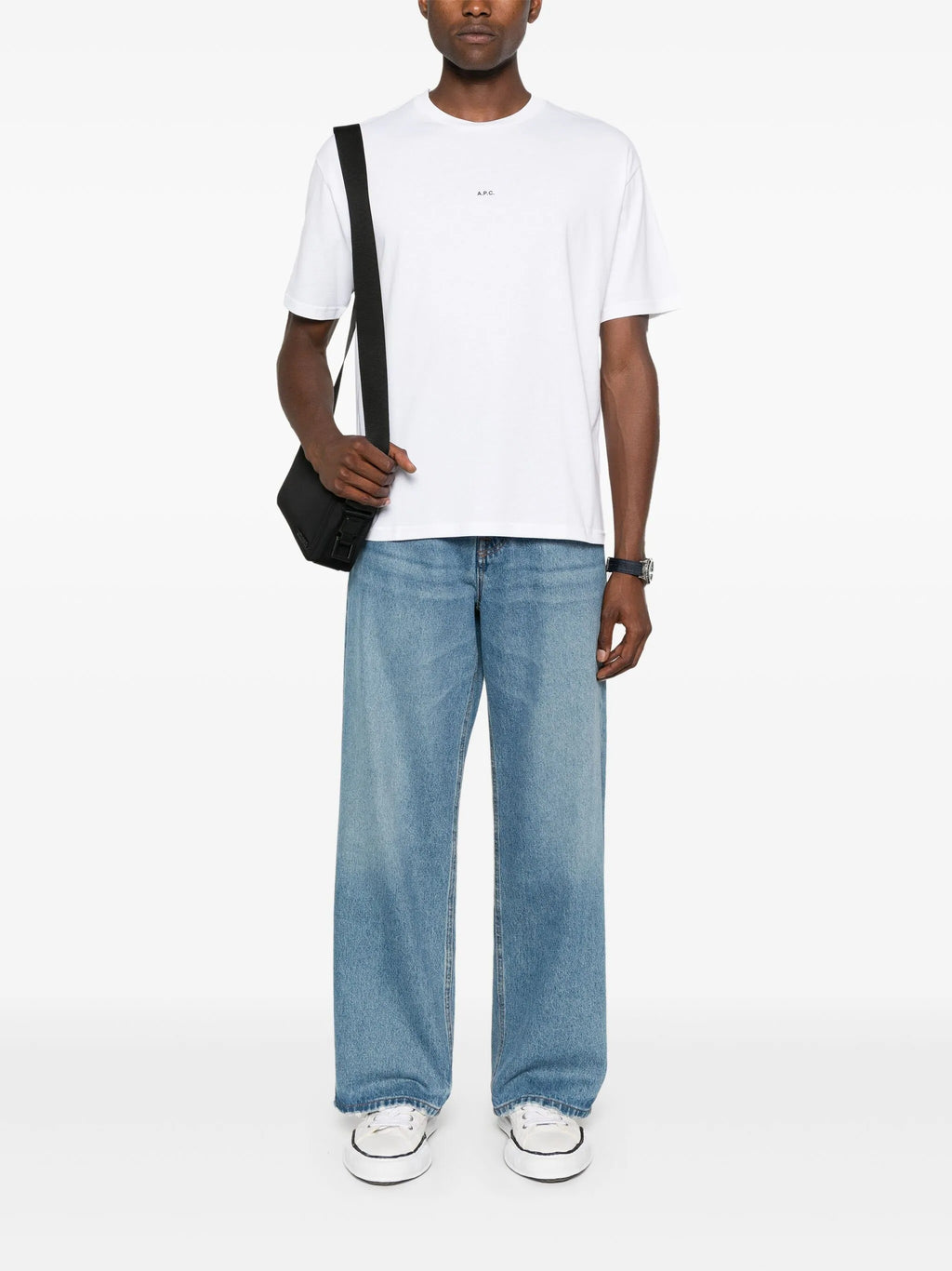 tshirt boxy micro logo GOTS