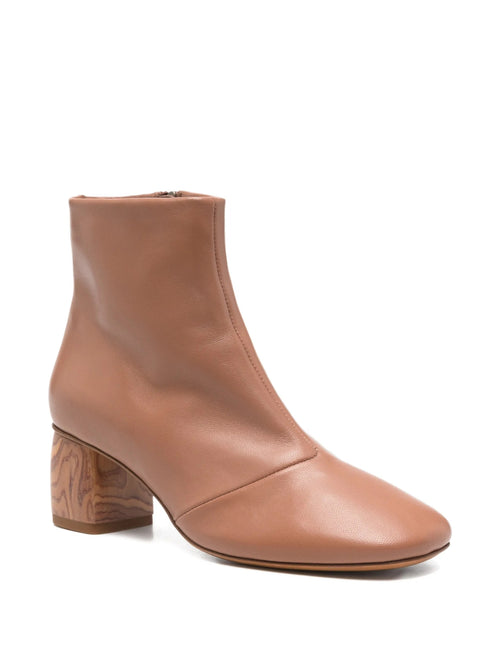 "my alma" stivaletto chic tacco legno