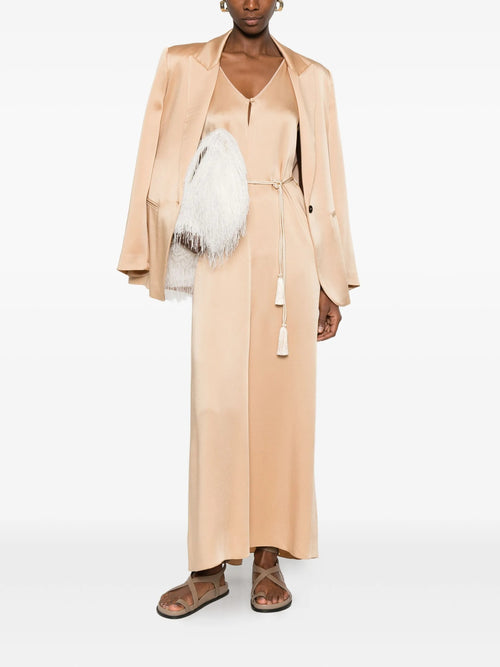 abito kaftano shiny envers satin
