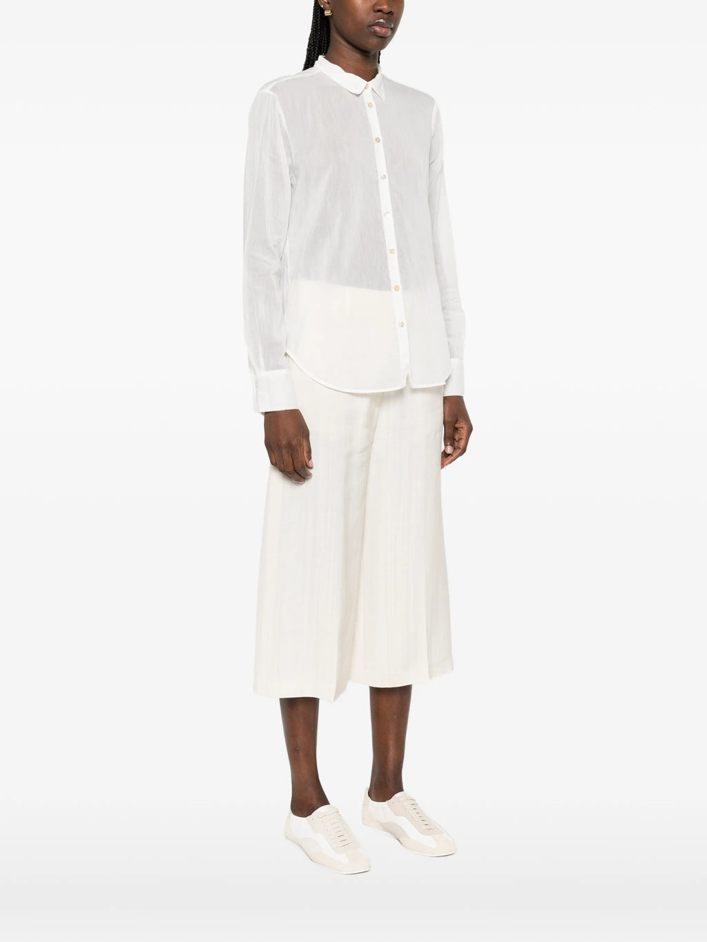 camicia regular voile co/se