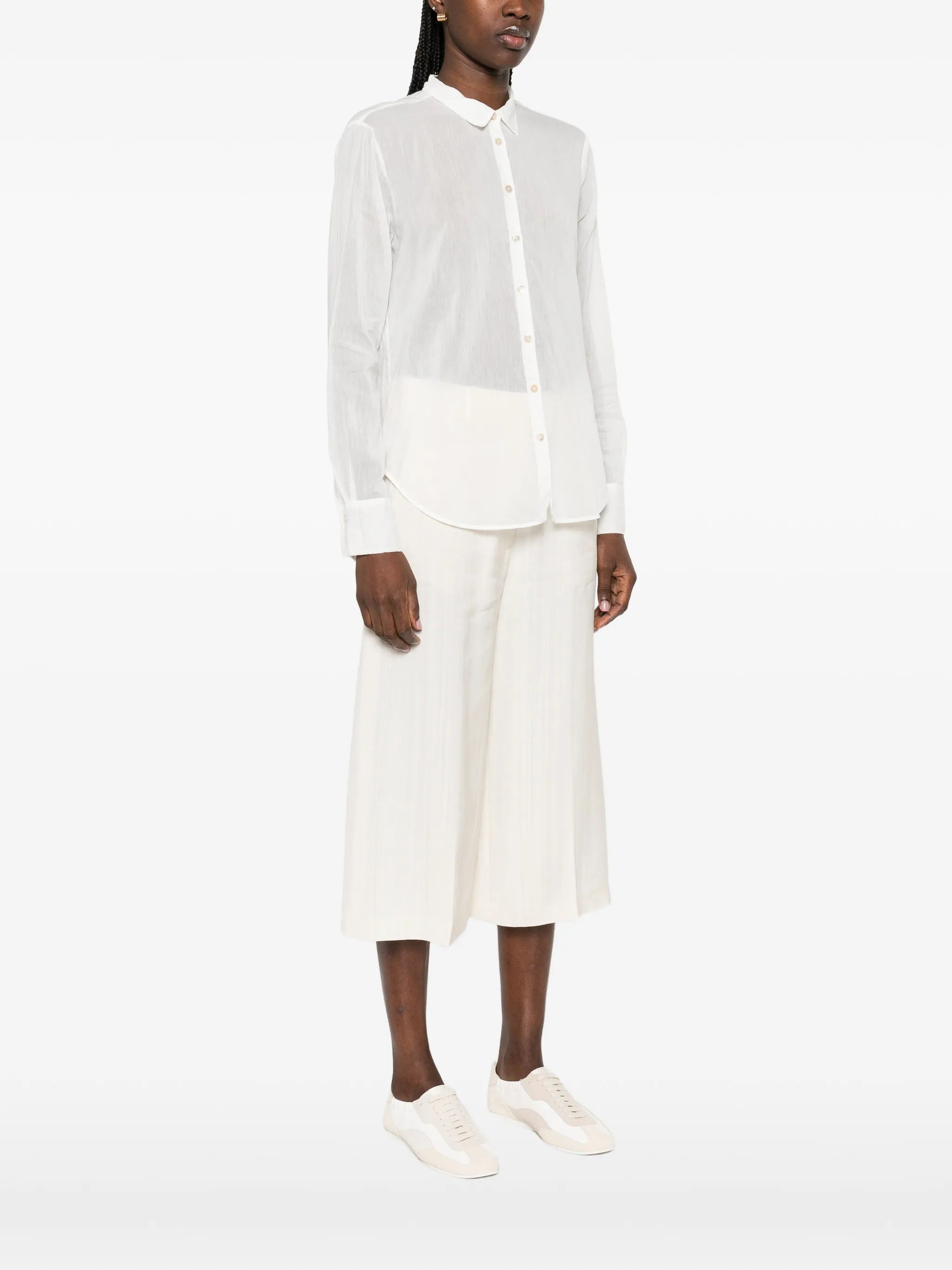 camicia regular voile co/se