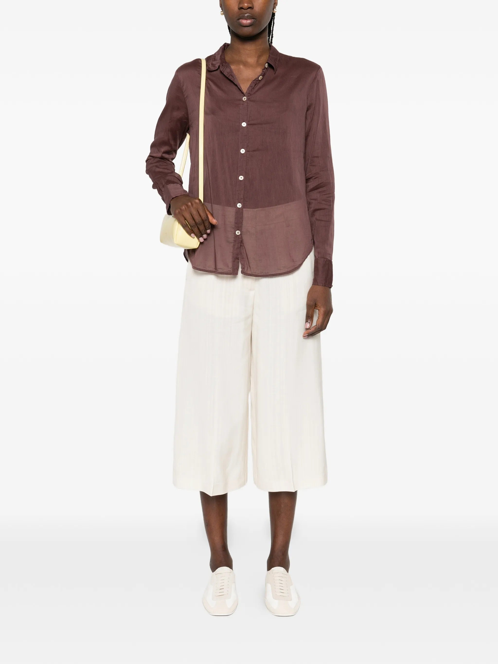 camicia regular voile co/se