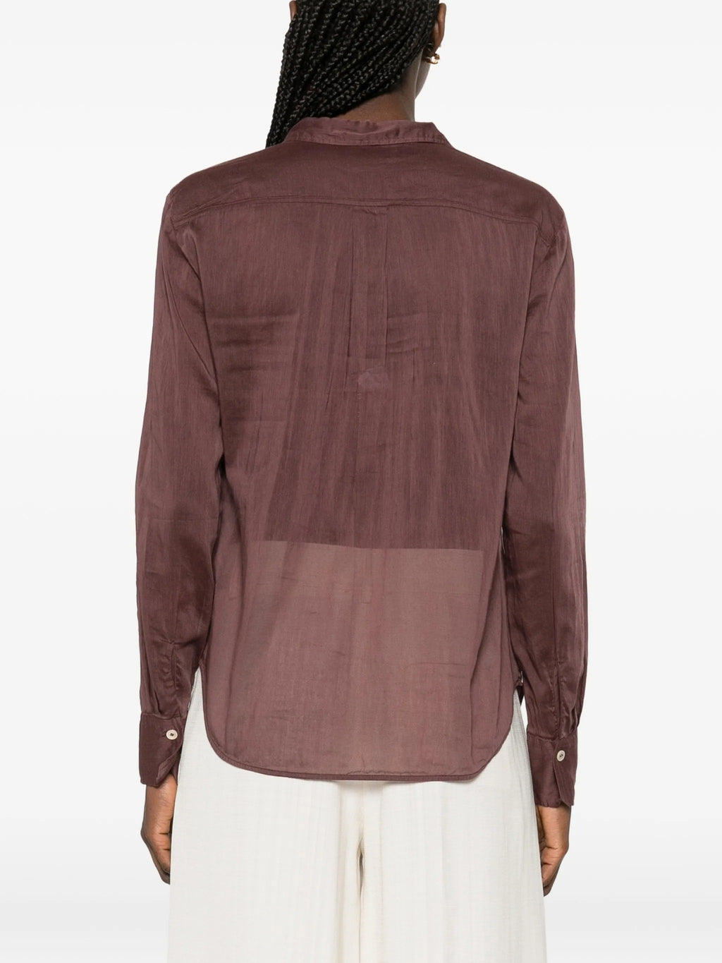 camicia regular voile co/se