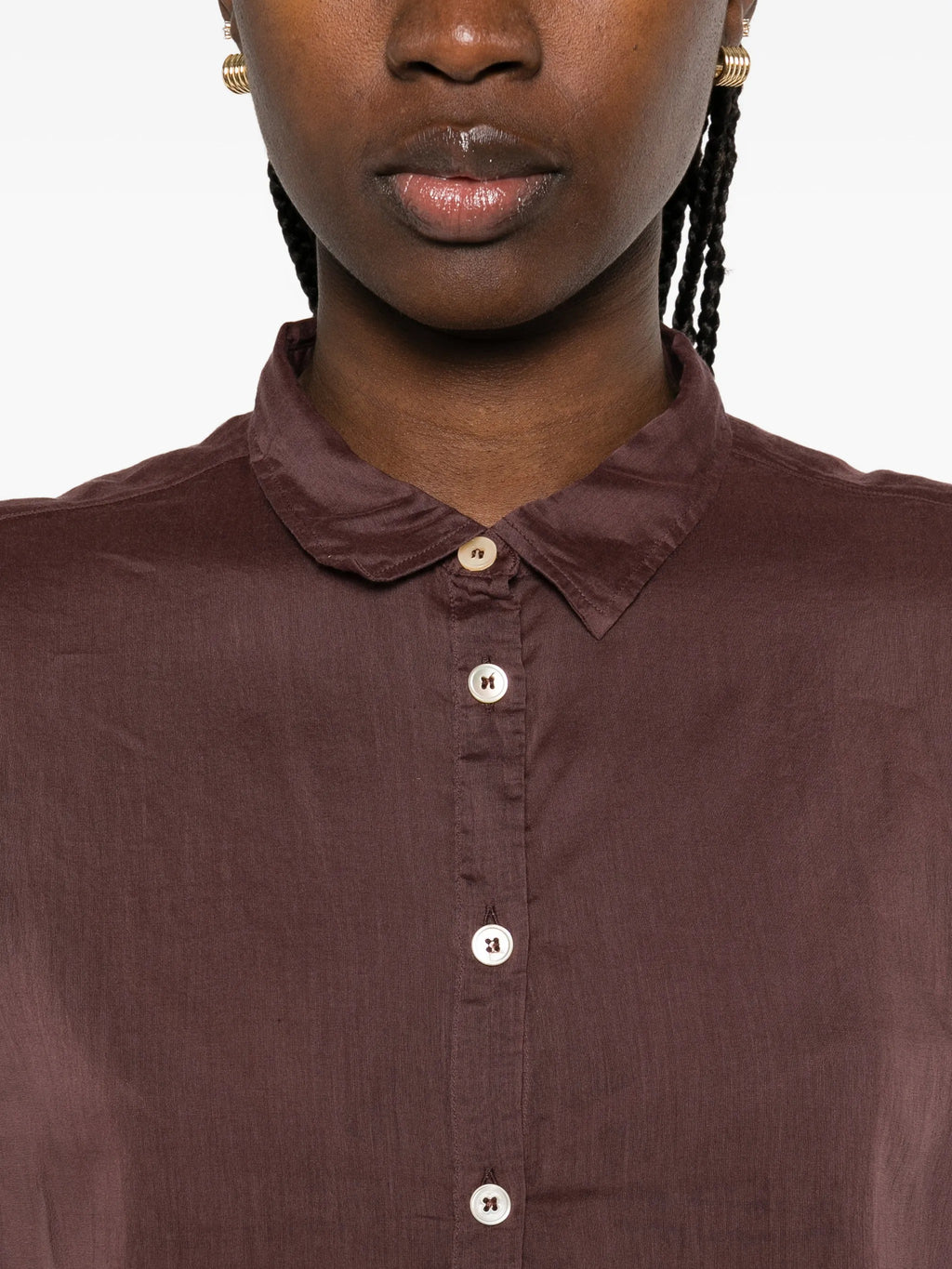 camicia regular voile co/se