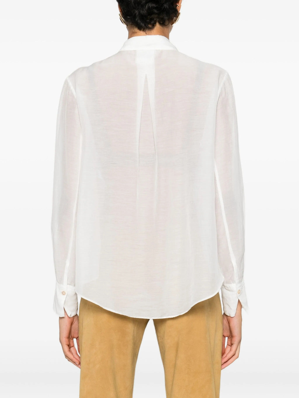 camicia maschile voile co/se ricamato