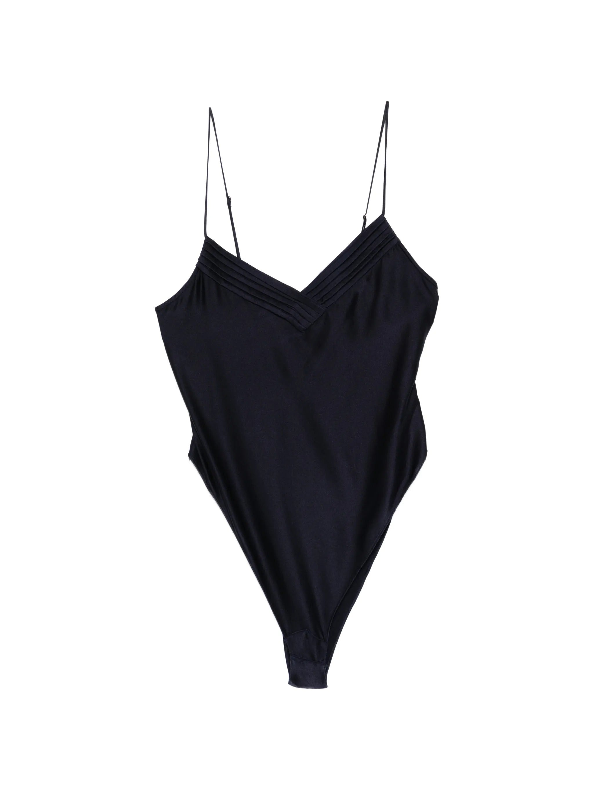 body raso seta stretch shiny