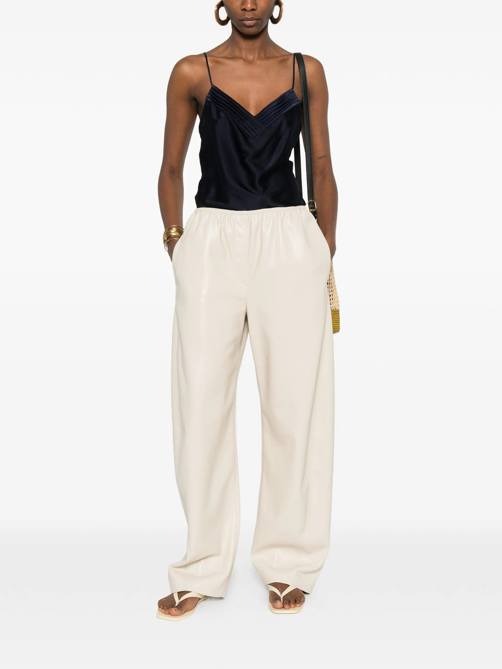 body raso seta stretch shiny