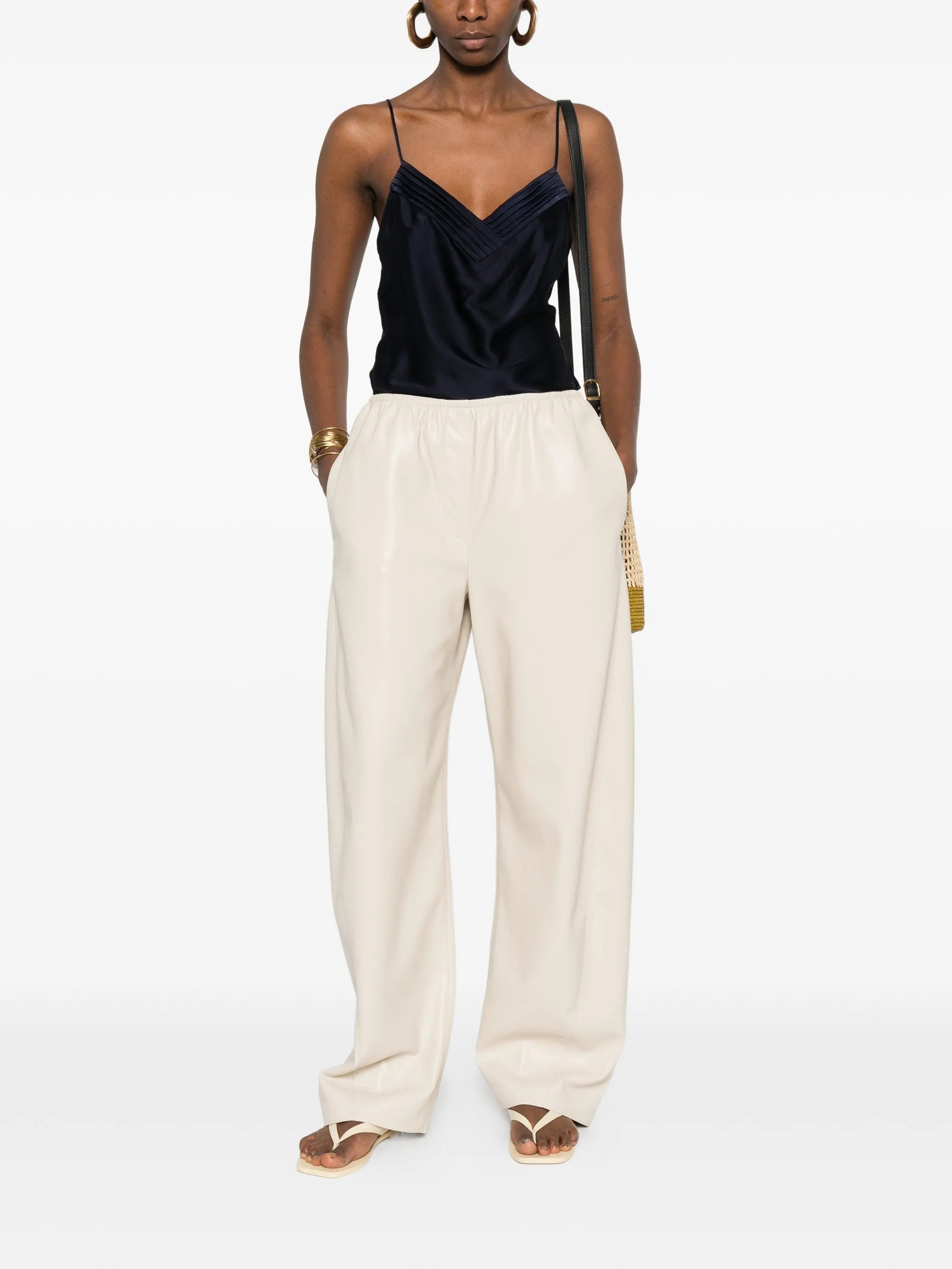 body raso seta stretch shiny