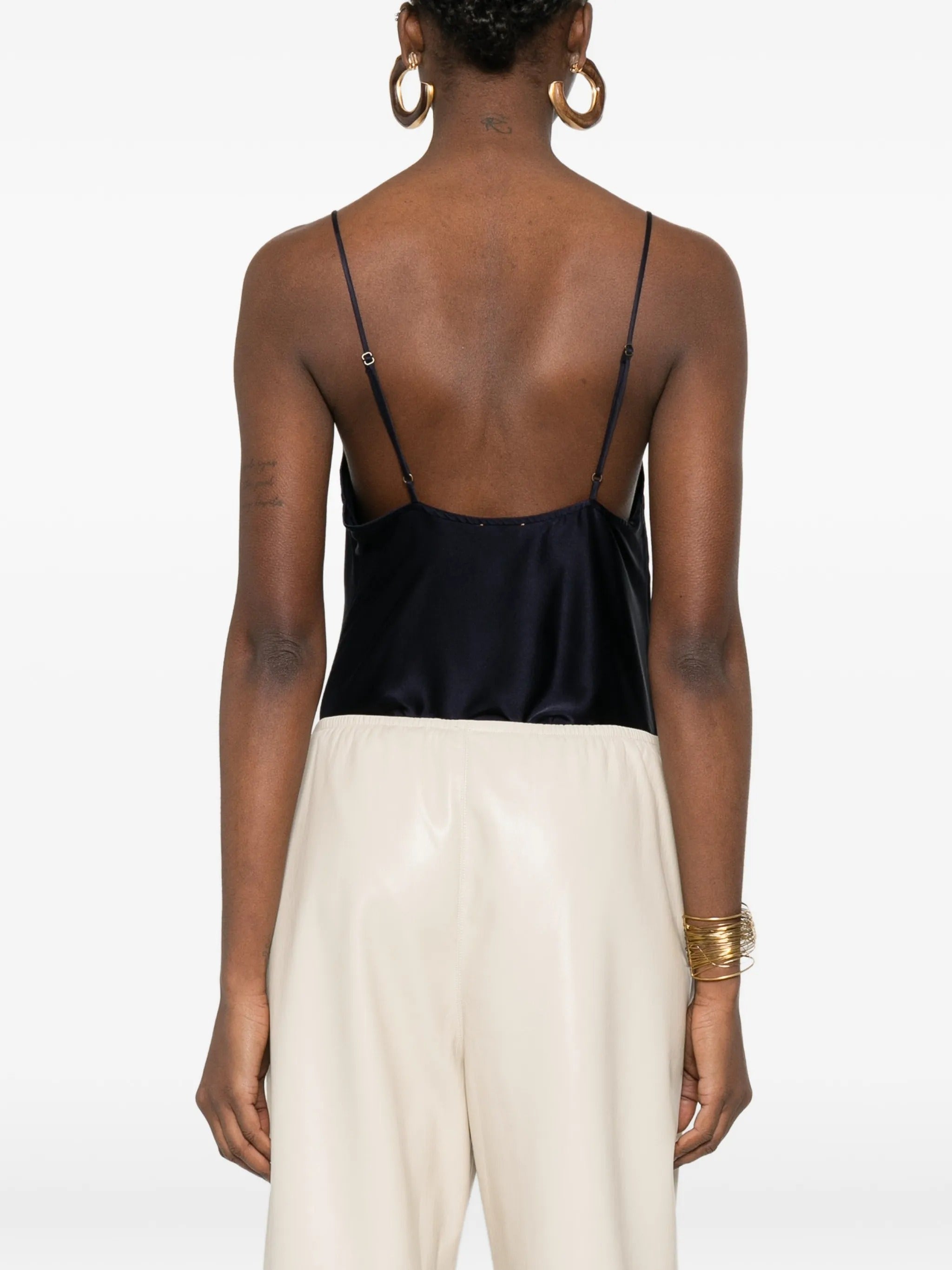 body raso seta stretch shiny