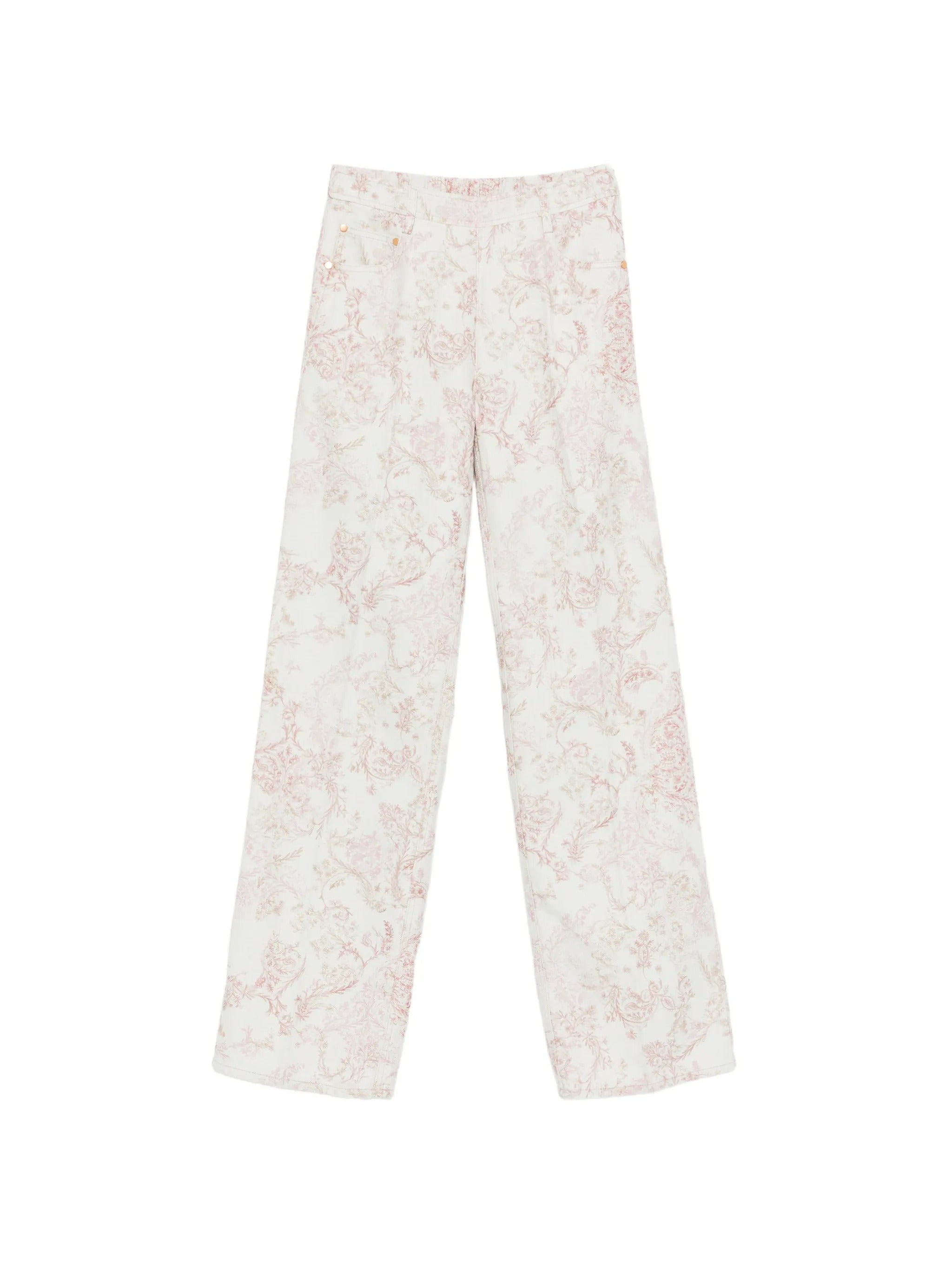 pants 5 tasche vita alta denim"nontiscordardime"