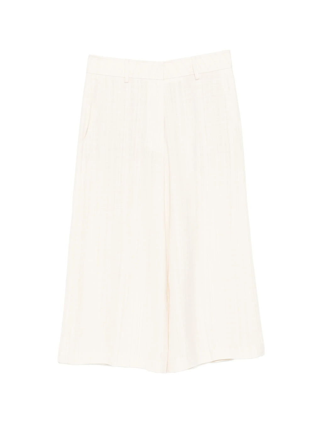 pantalone cropped hopsack viscosa