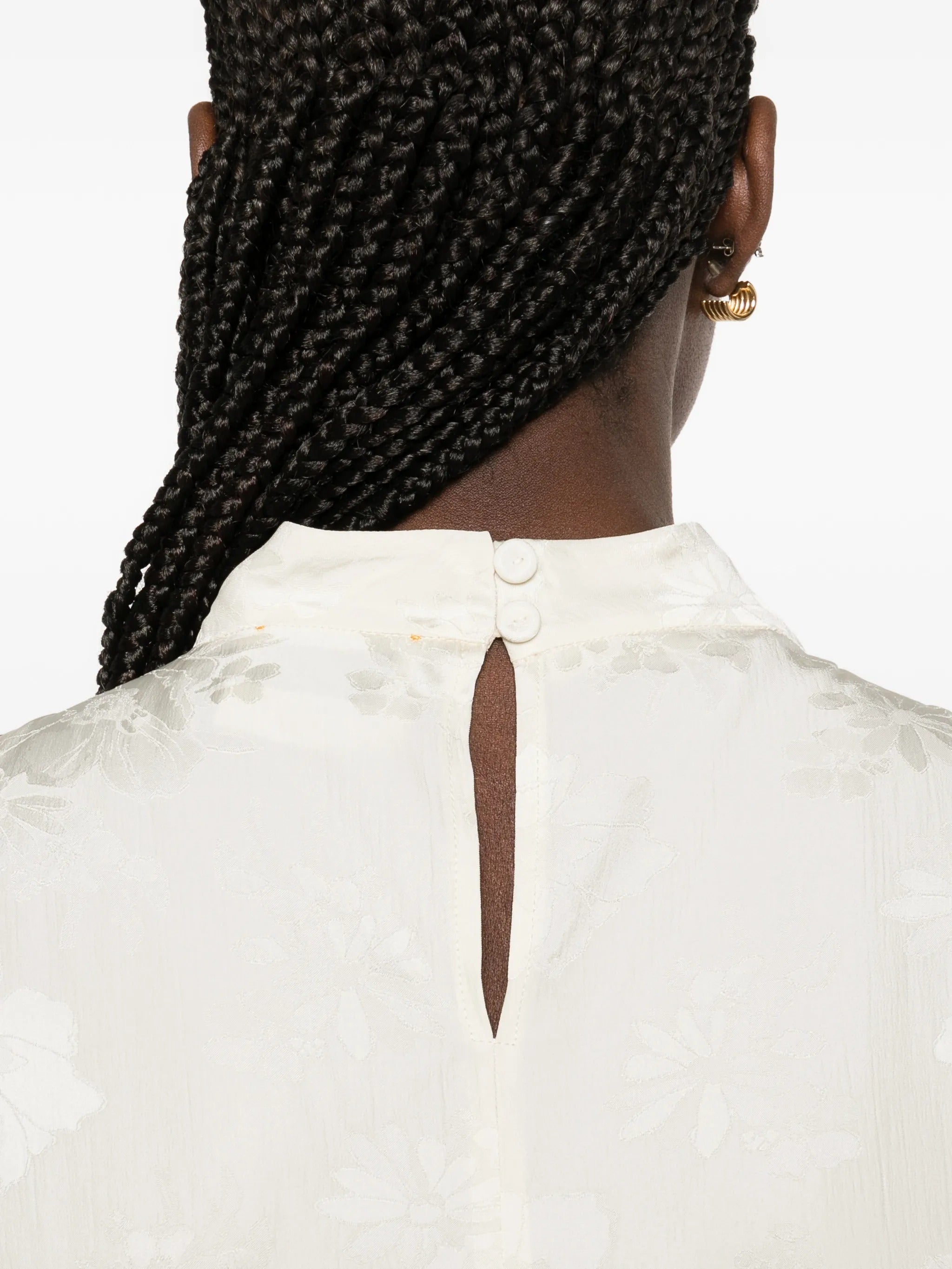 top sbieco jaquard fluido bouquet