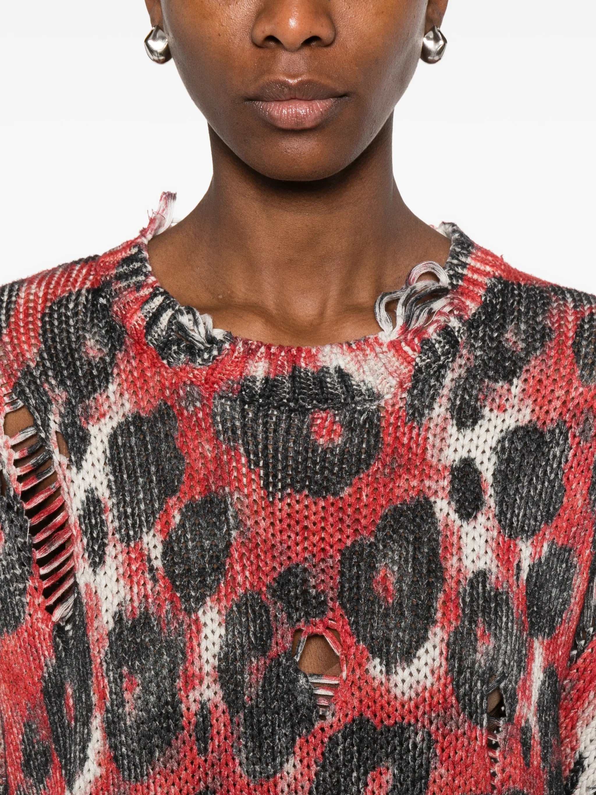 PRINTED OVERSIZED SWEATER