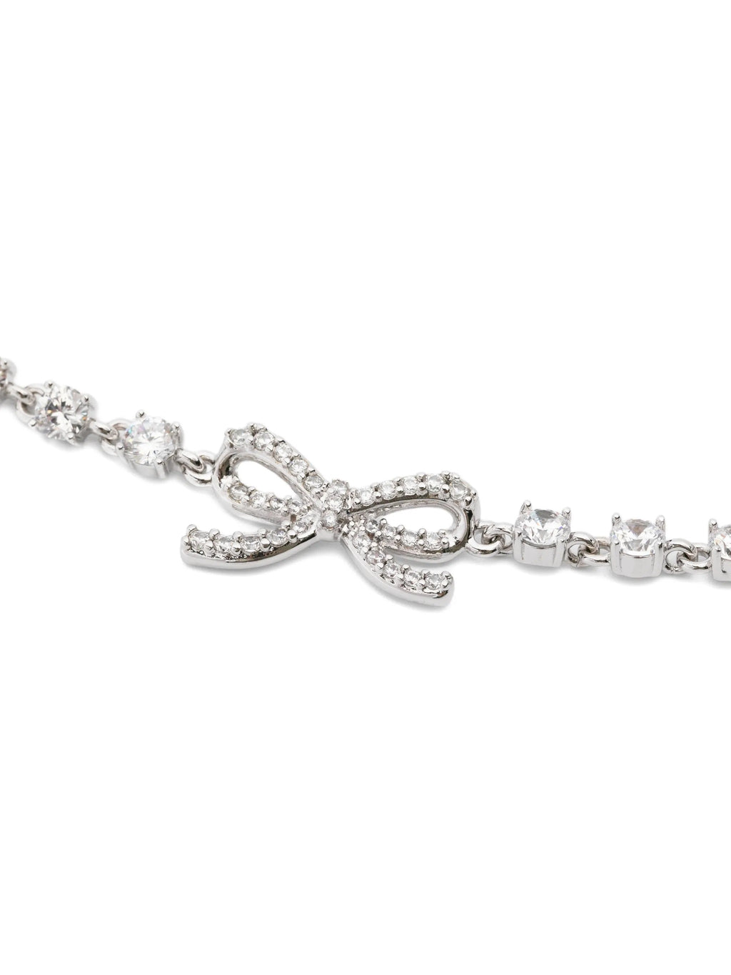 CRYSTAL BOW NECKLACE