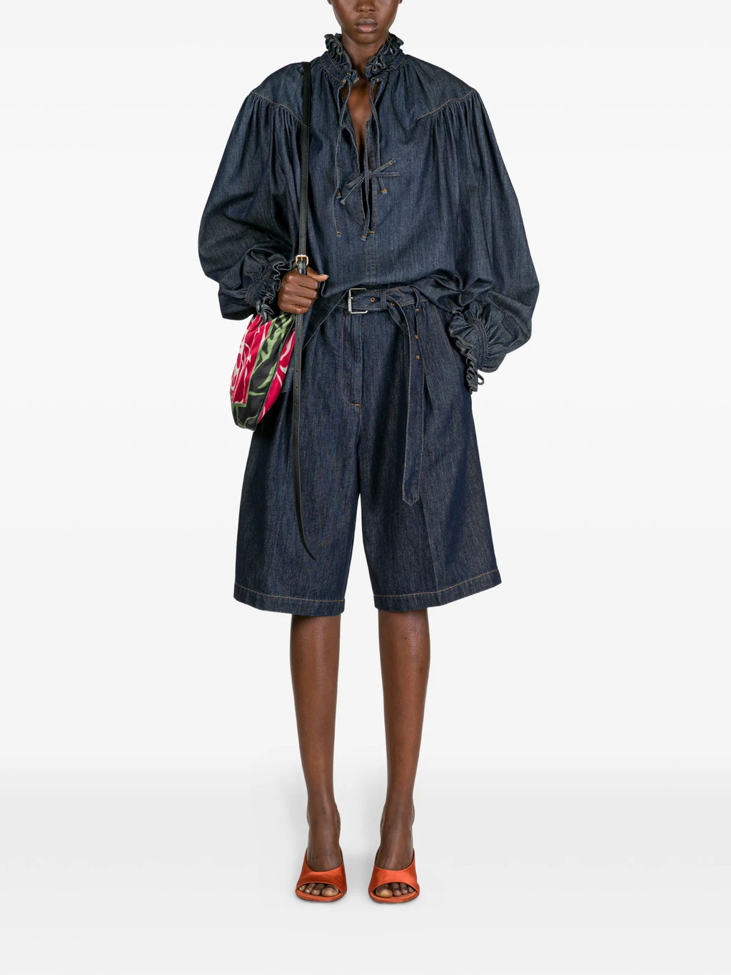 SCARF218-3180 W.L.BAG RED