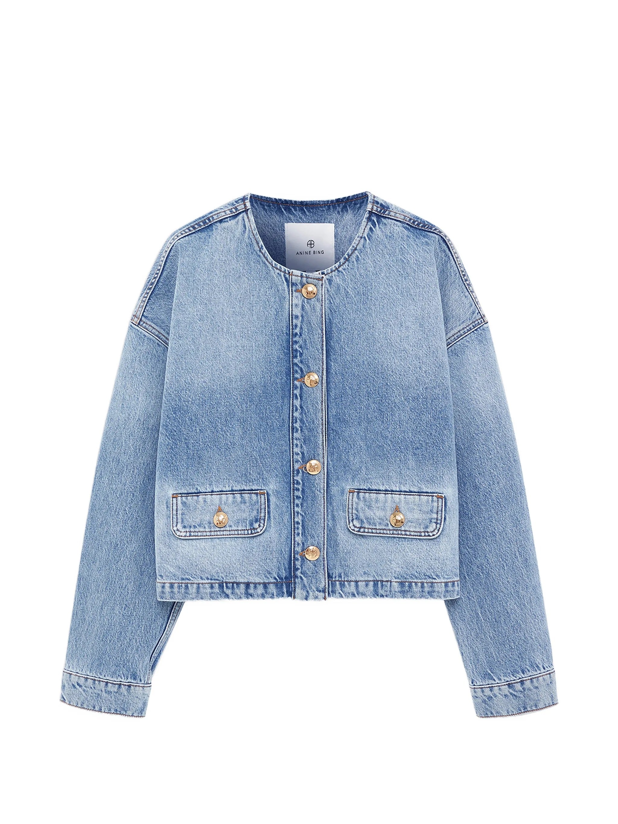 BLANCHE JACKET  CASPIAN BLUE