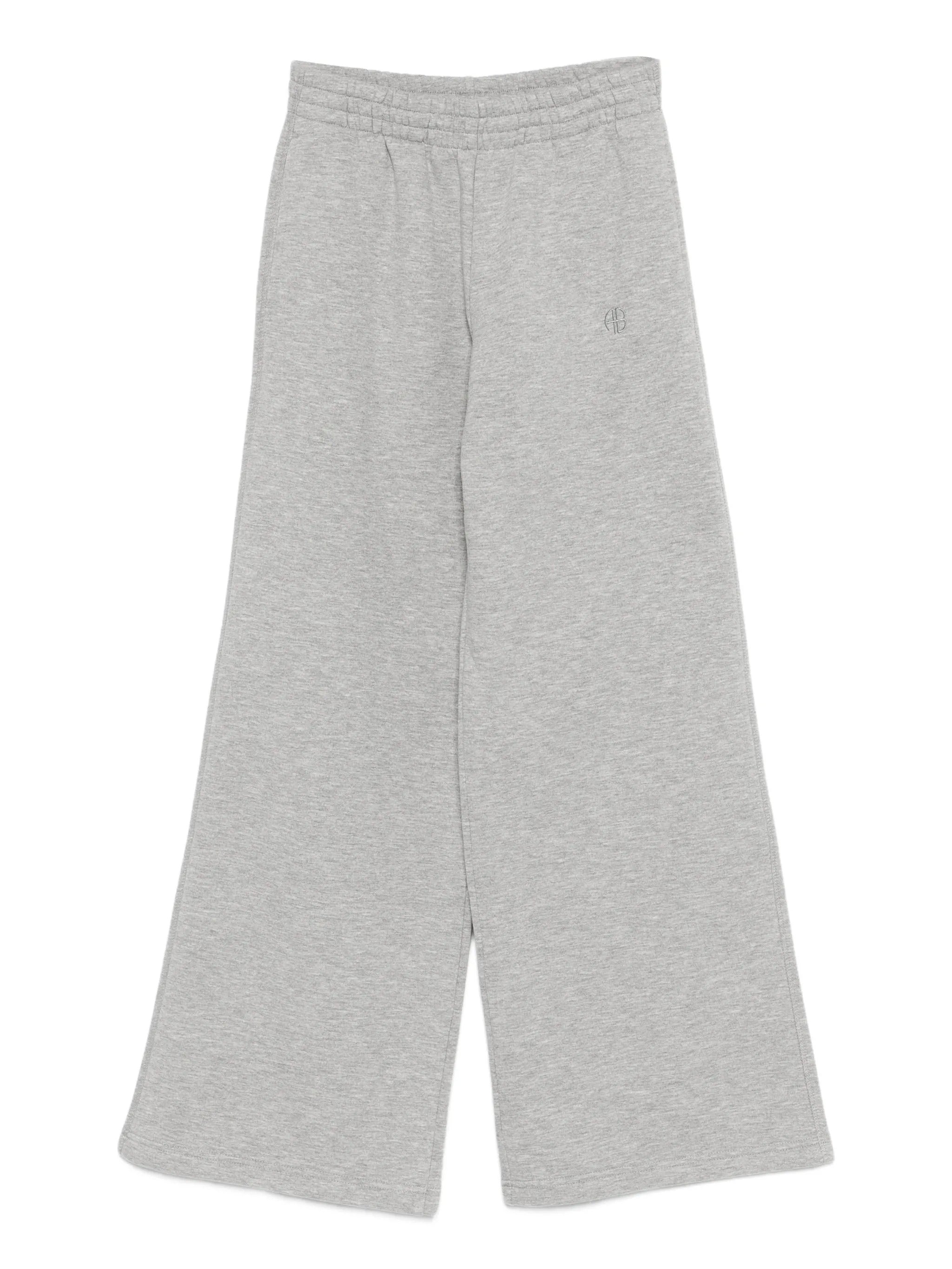KACEY SWEATPANT MONOGRAM  MEDIUM HEATHER GREY