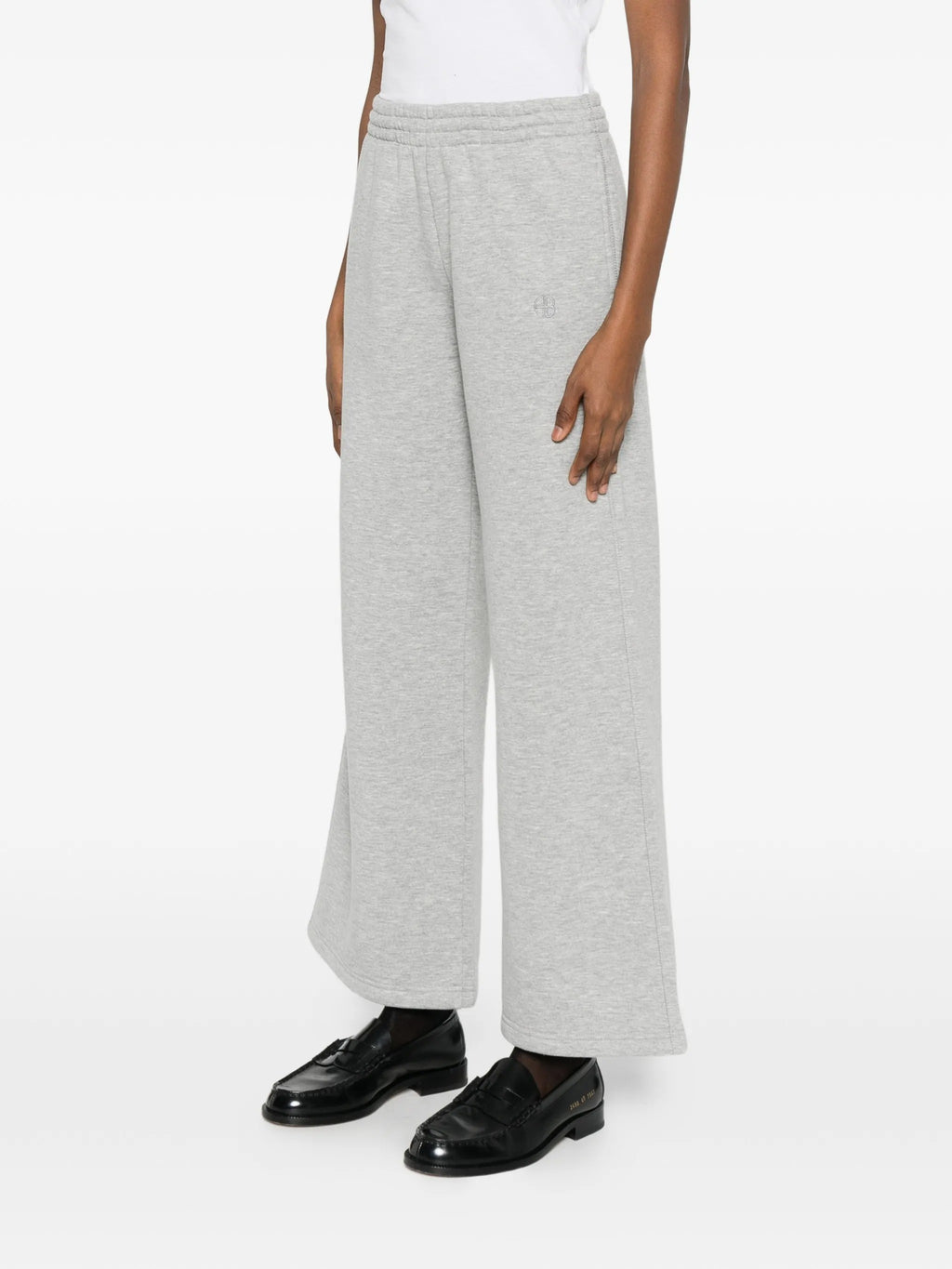 KACEY SWEATPANT MONOGRAM  MEDIUM HEATHER GREY