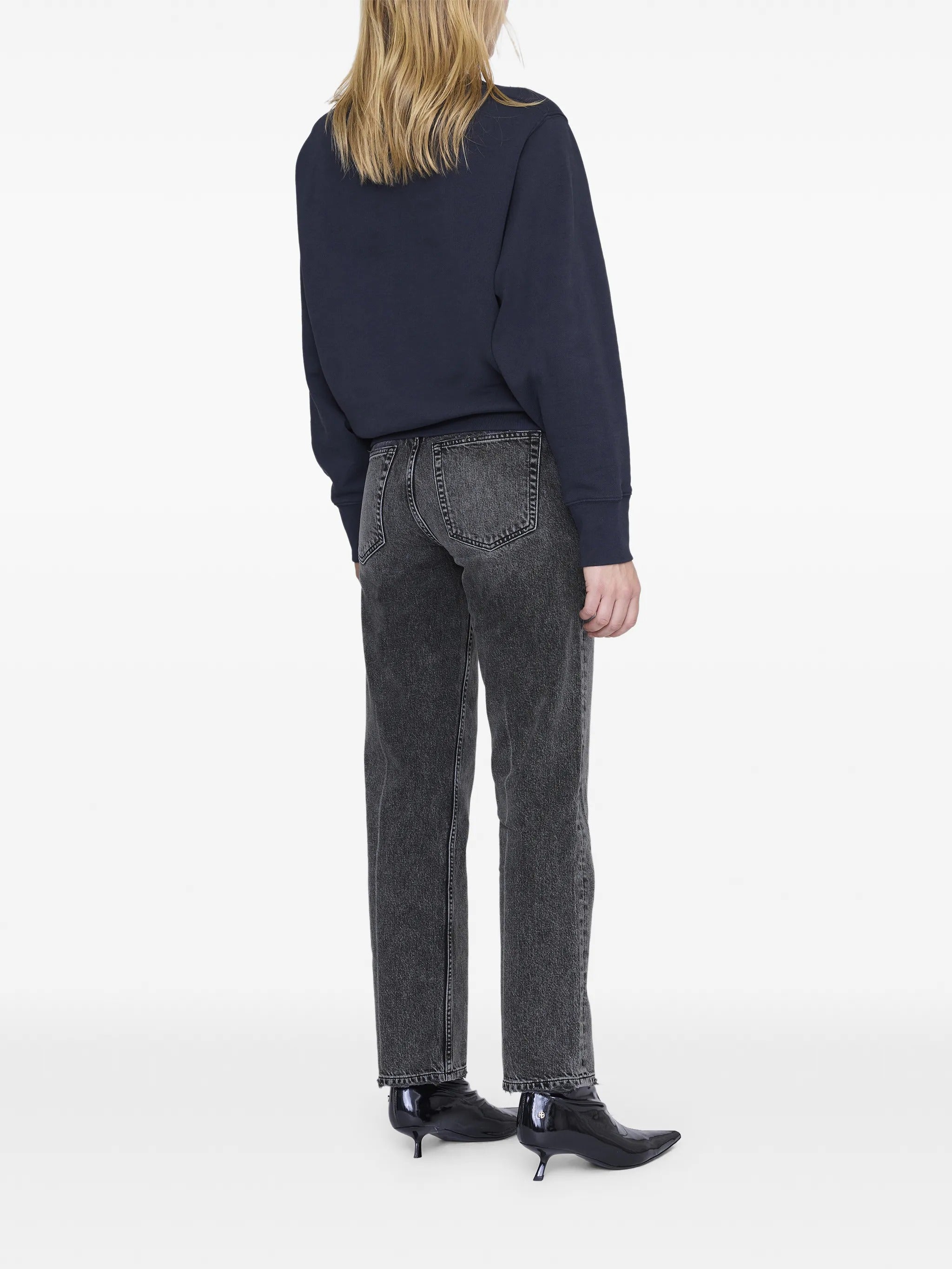 HARRY SHRUNKEN SWEATSHIRT LA  VINTAGE BLACK