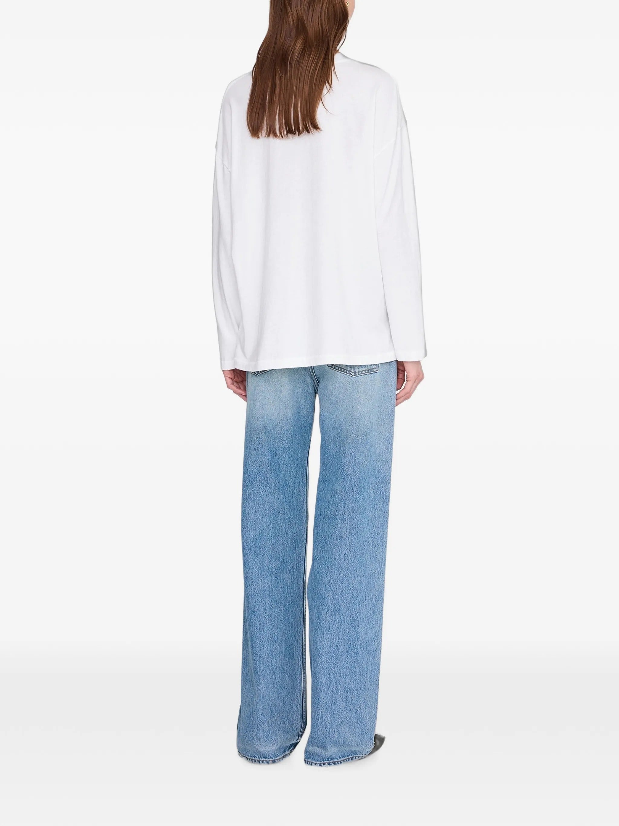 IVAN LONG SLEEVE NEW YORK STENCIL - IVORY