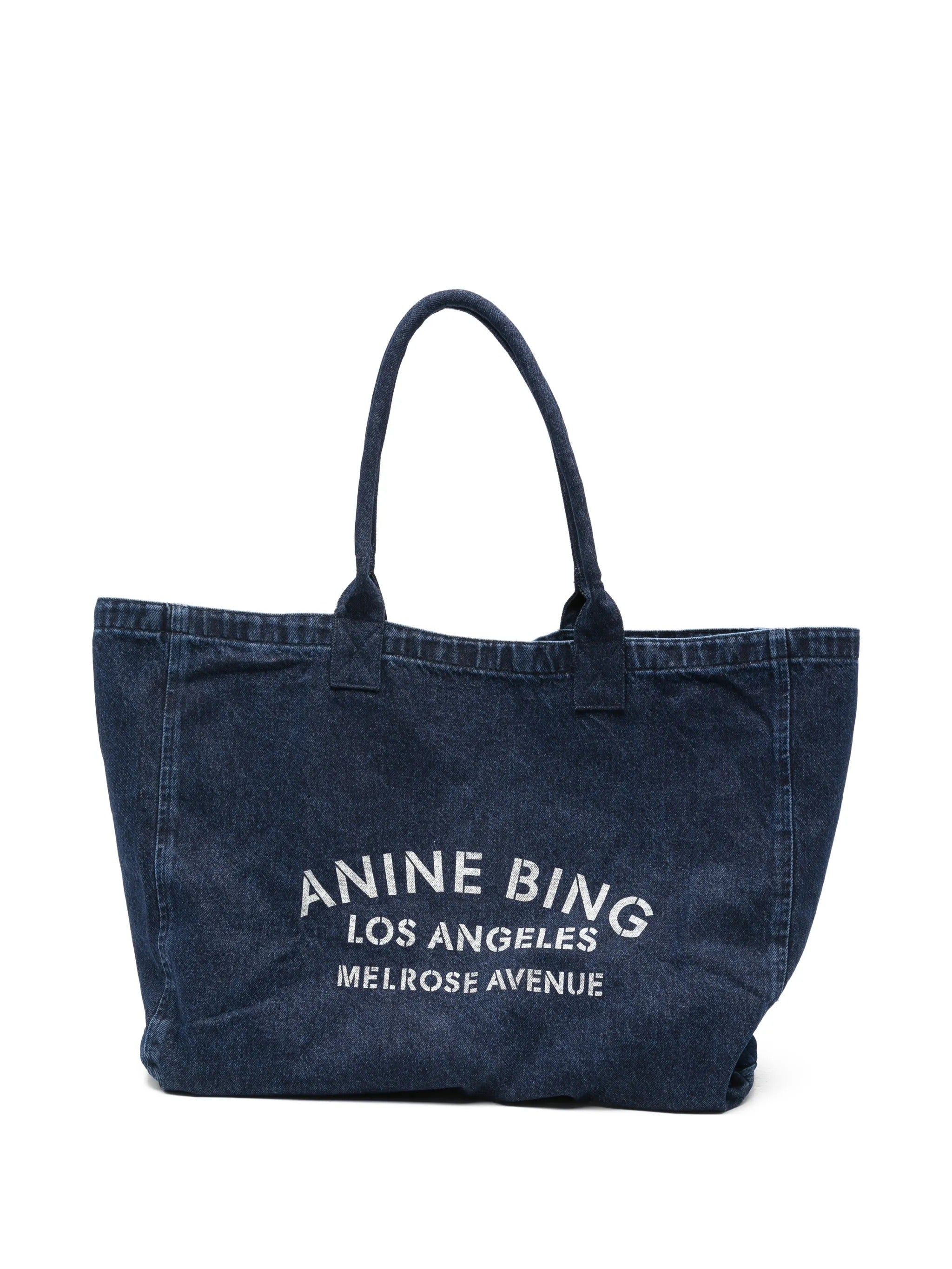 LEO DENIM TOTE - INK BLUE