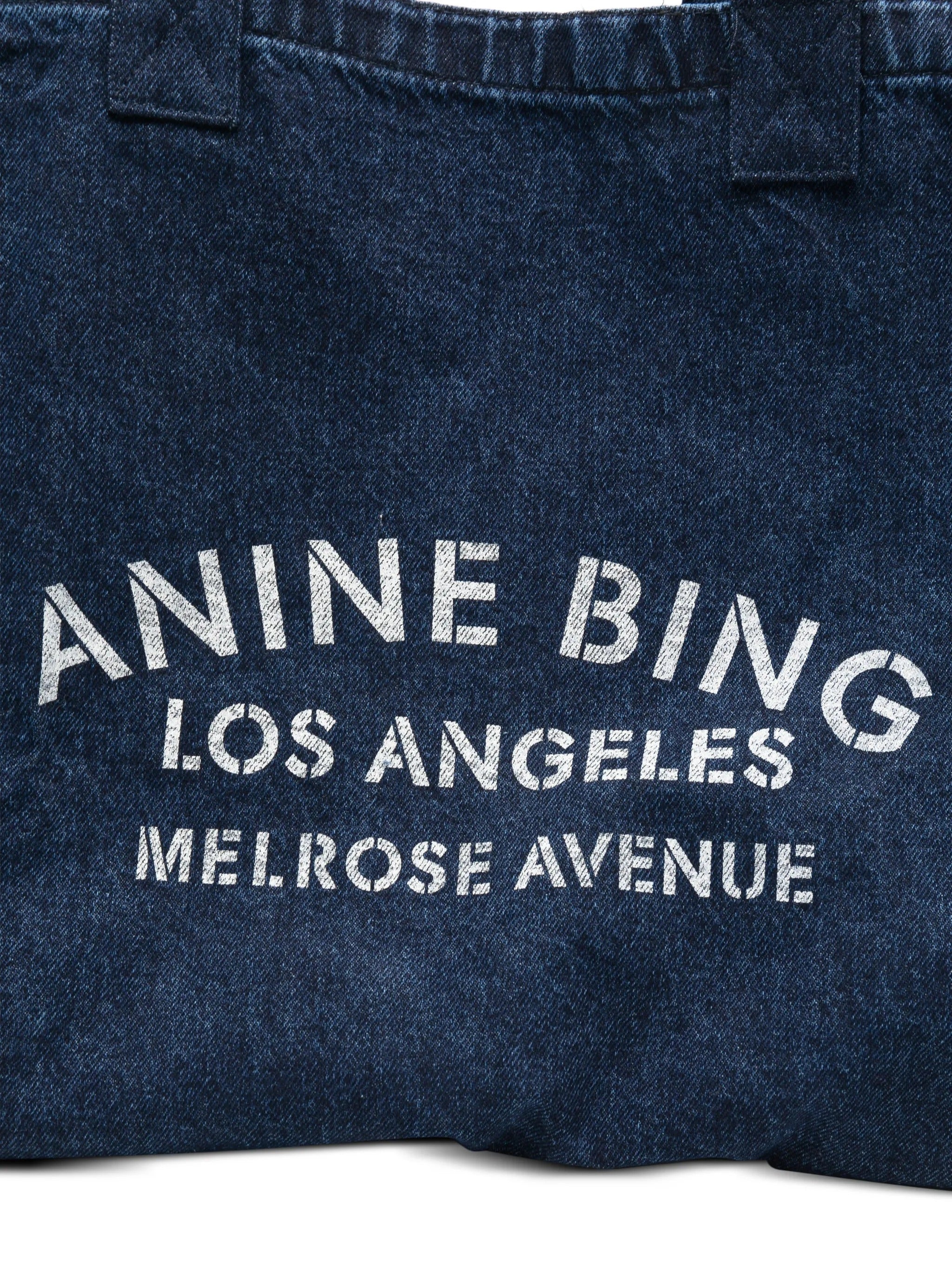 LEO DENIM TOTE - INK BLUE
