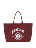 LEO CANVAS TOTE COLLEGIATE - FIG