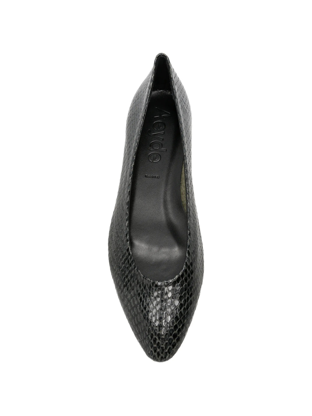 Ellie Mini Snake Print Calf Leather Moss