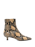 Sofie Snake Print Calf Leather Hazelnut