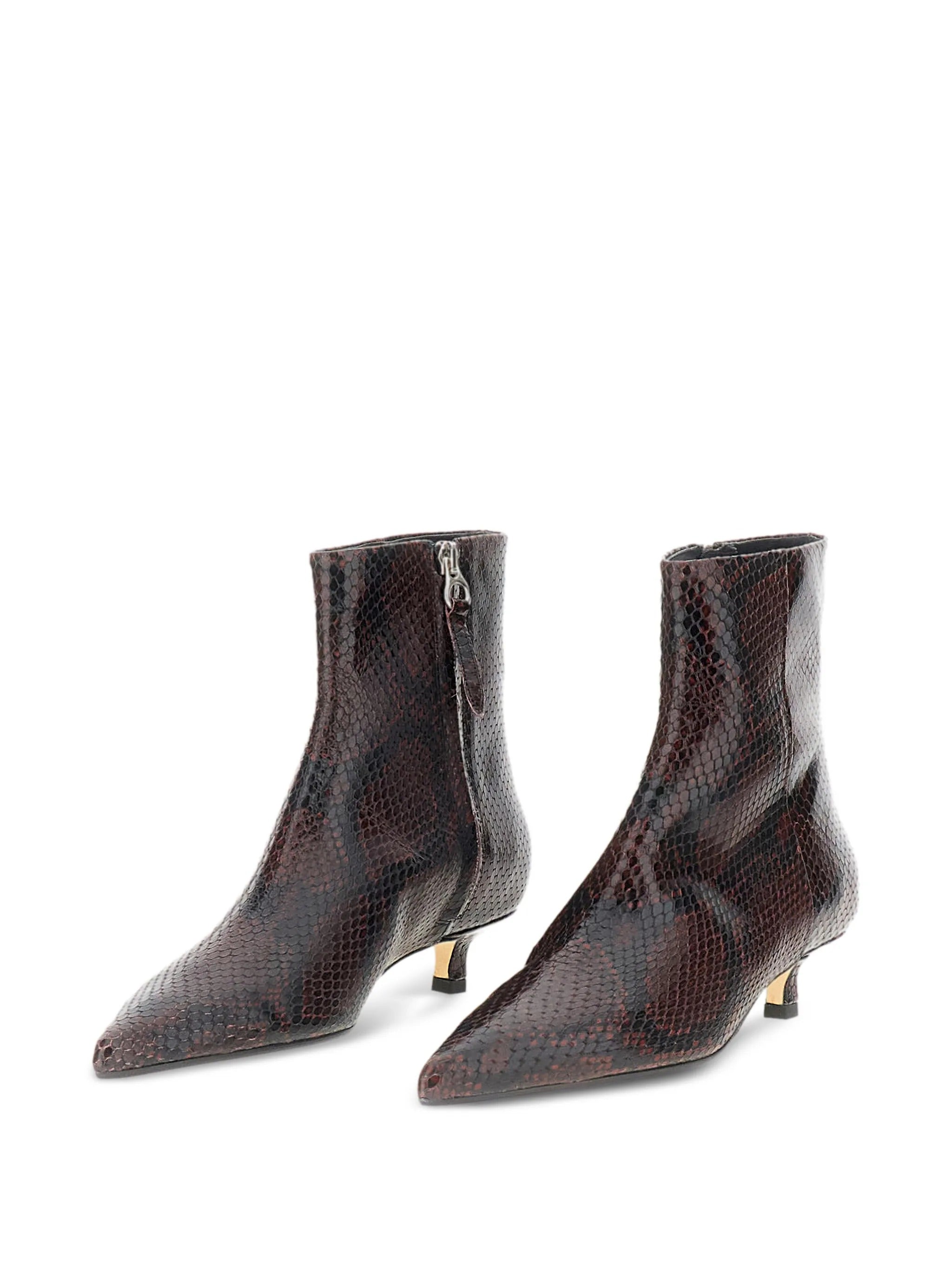 Sofie Snake Print Calf Leather Port