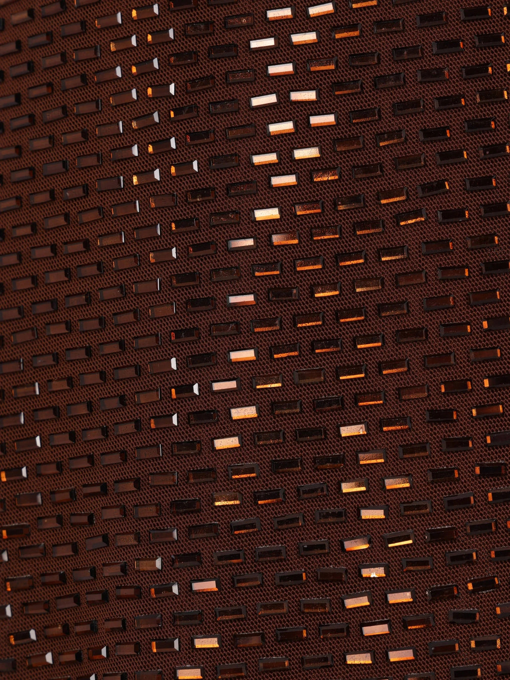 BROWN RHINESTONE MAXI DRESS