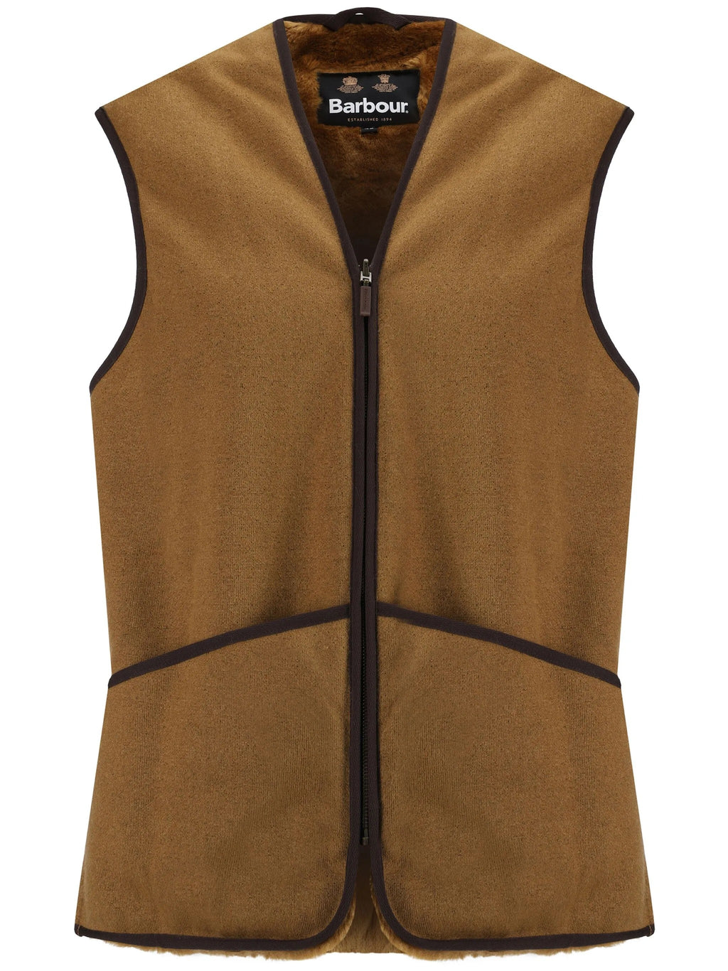 WARM PILE WAISTCOAT ZIP