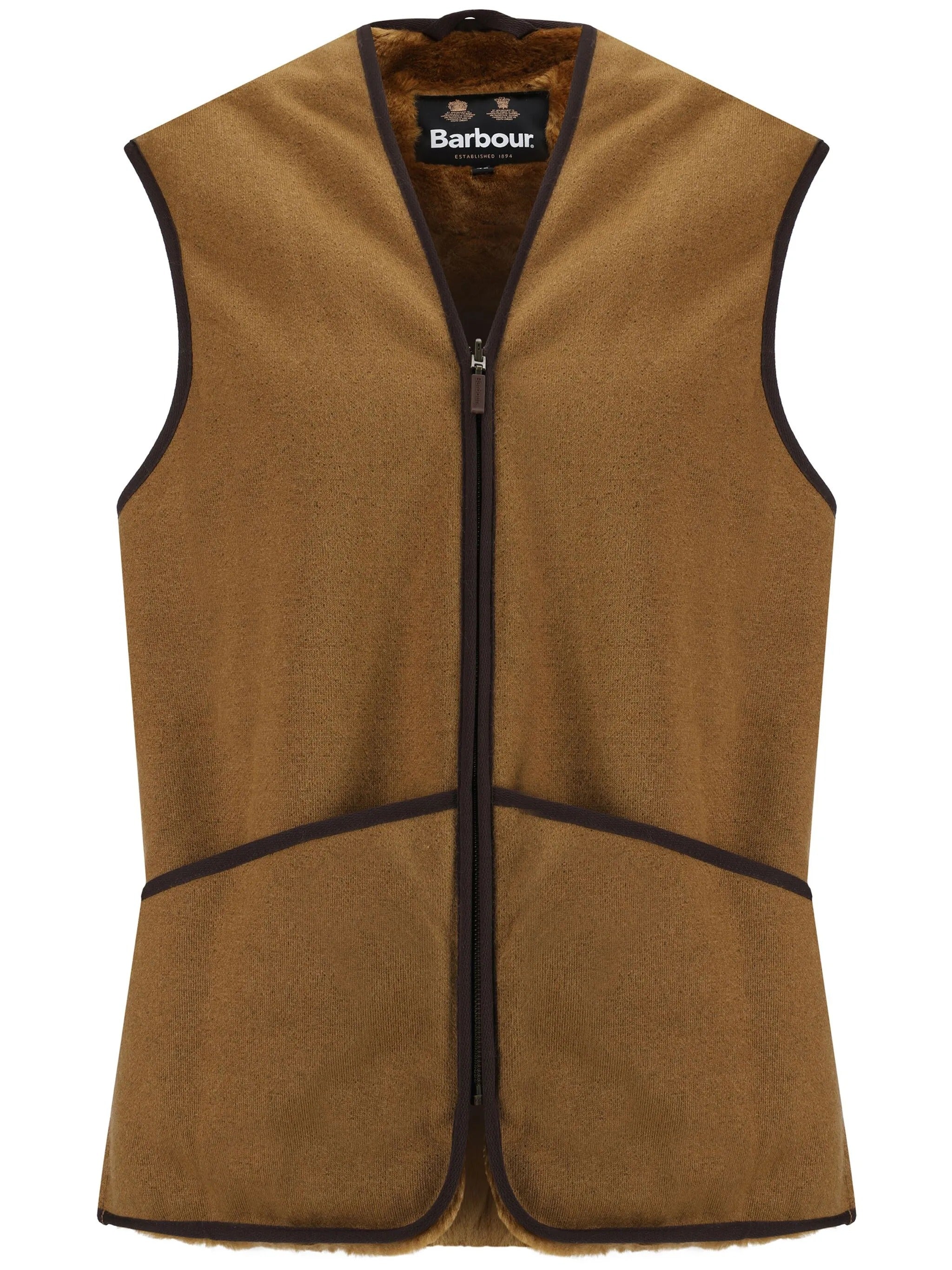 WARM PILE WAISTCOAT ZIP